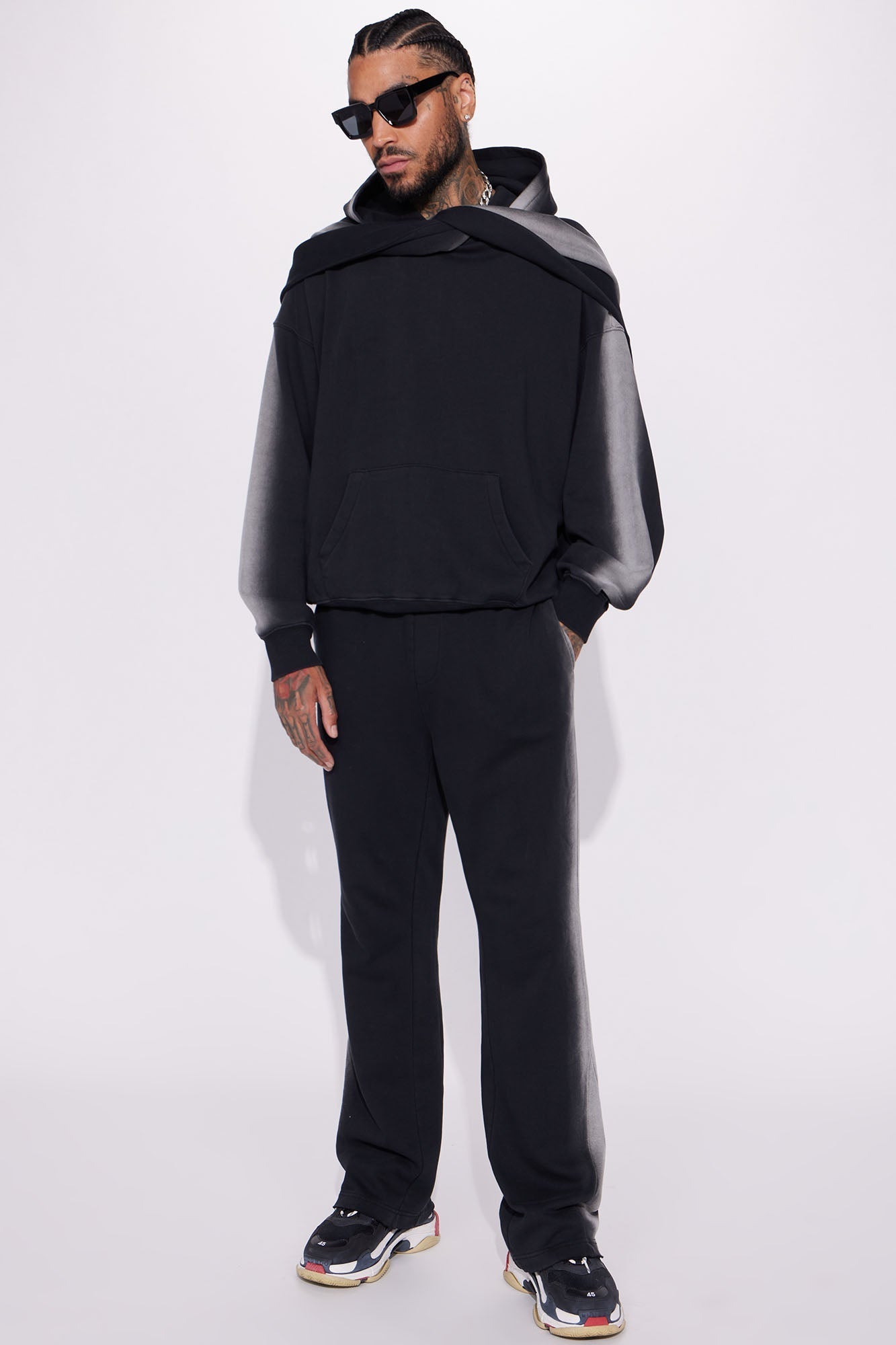 Tyson All You Oversize Hoodie - Black Fashion Nova