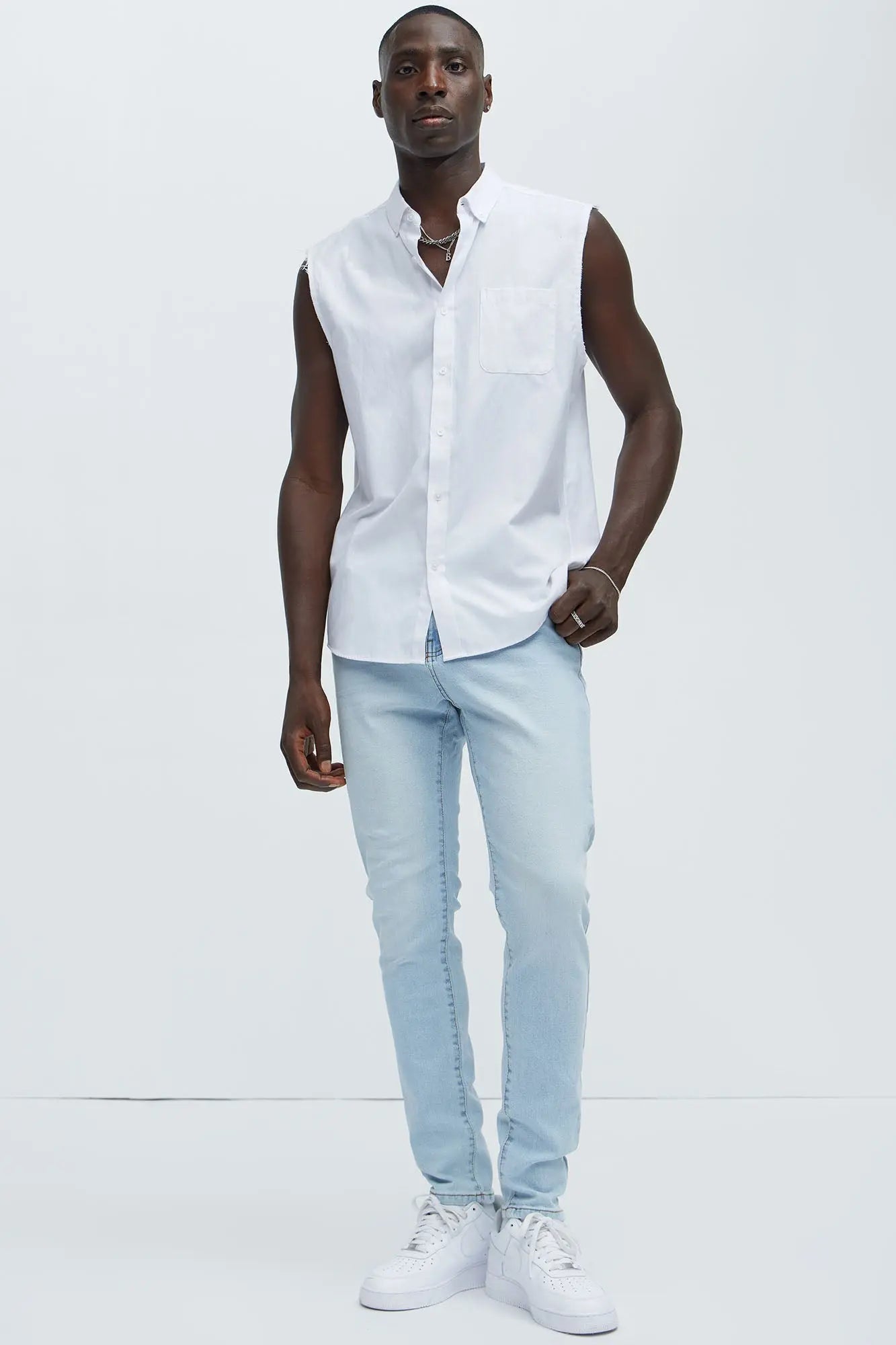 Cornell Skinny Jeans - Light Blue Wash Fashion Nova