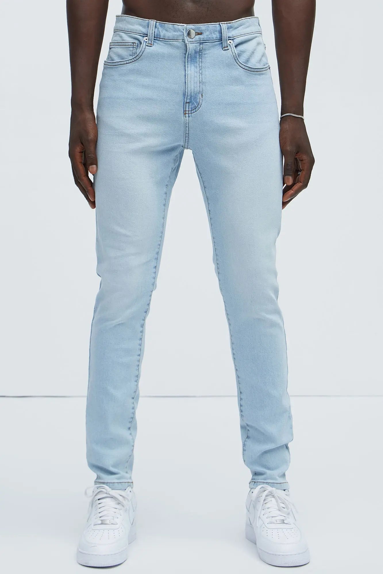 Cornell Skinny Jeans - Light Blue Wash Fashion Nova