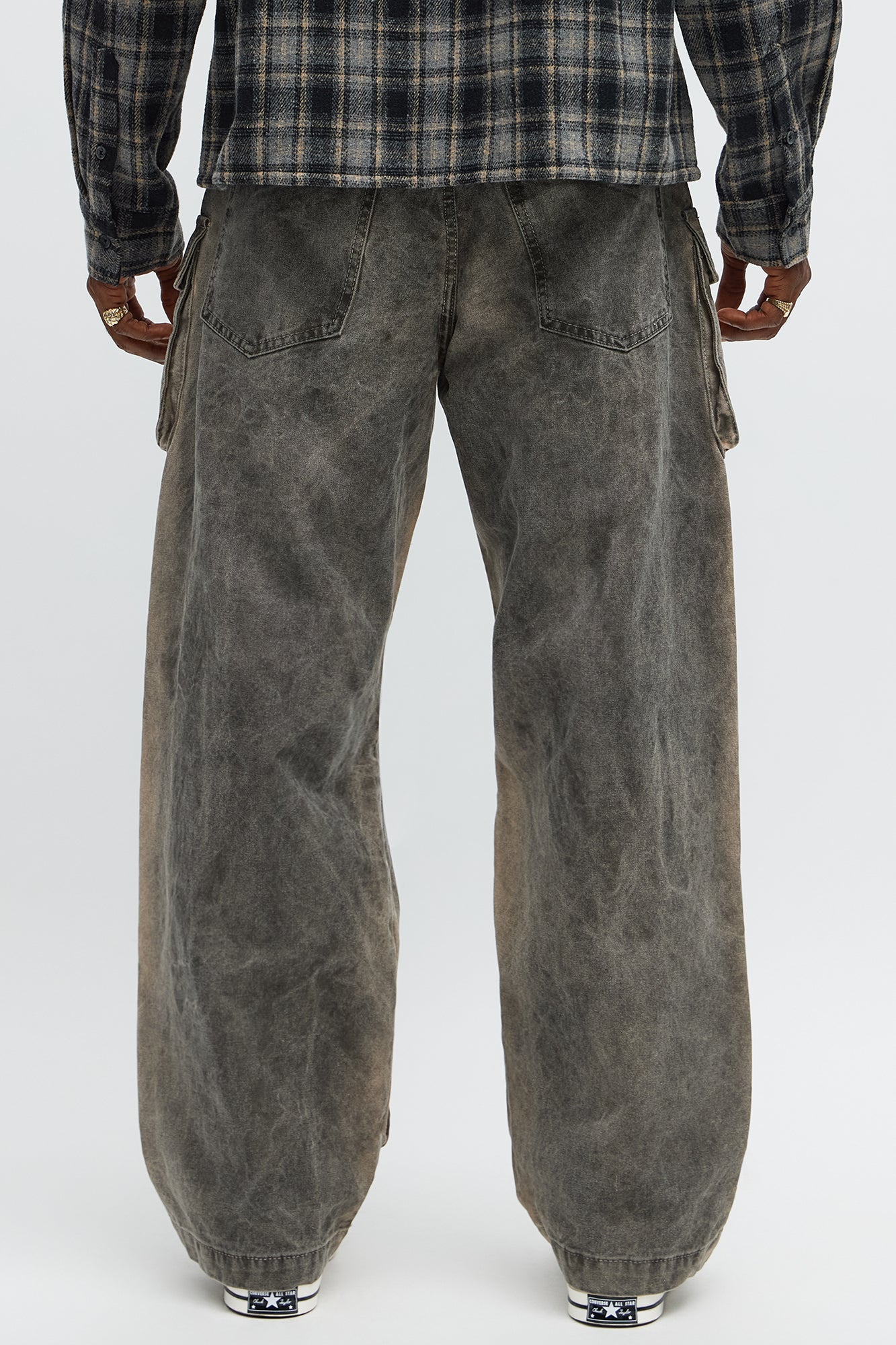 Baggy Go Now Cargo Pant - Grey Fashion Nova