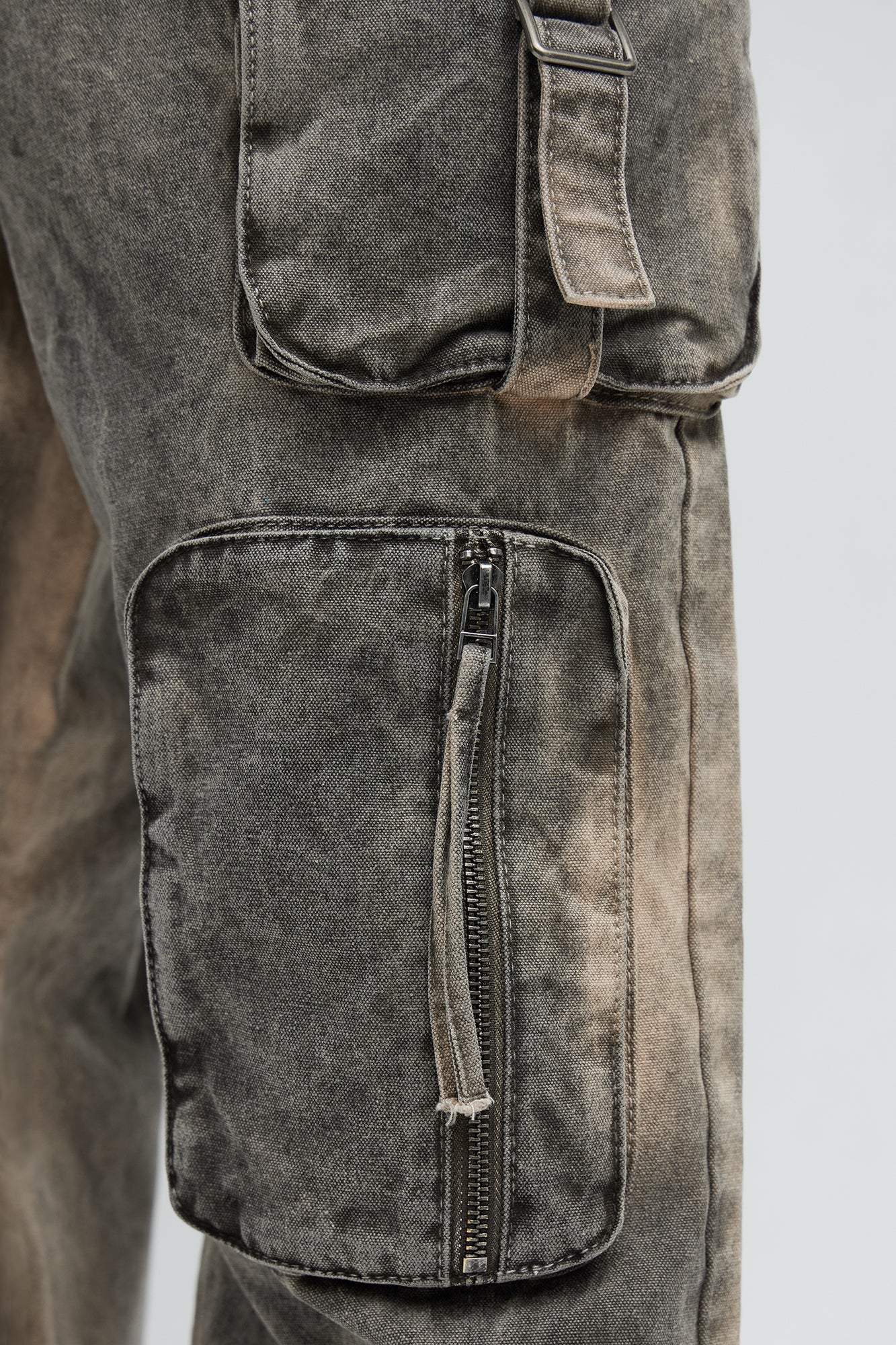 Baggy Go Now Cargo Pant - Grey Fashion Nova