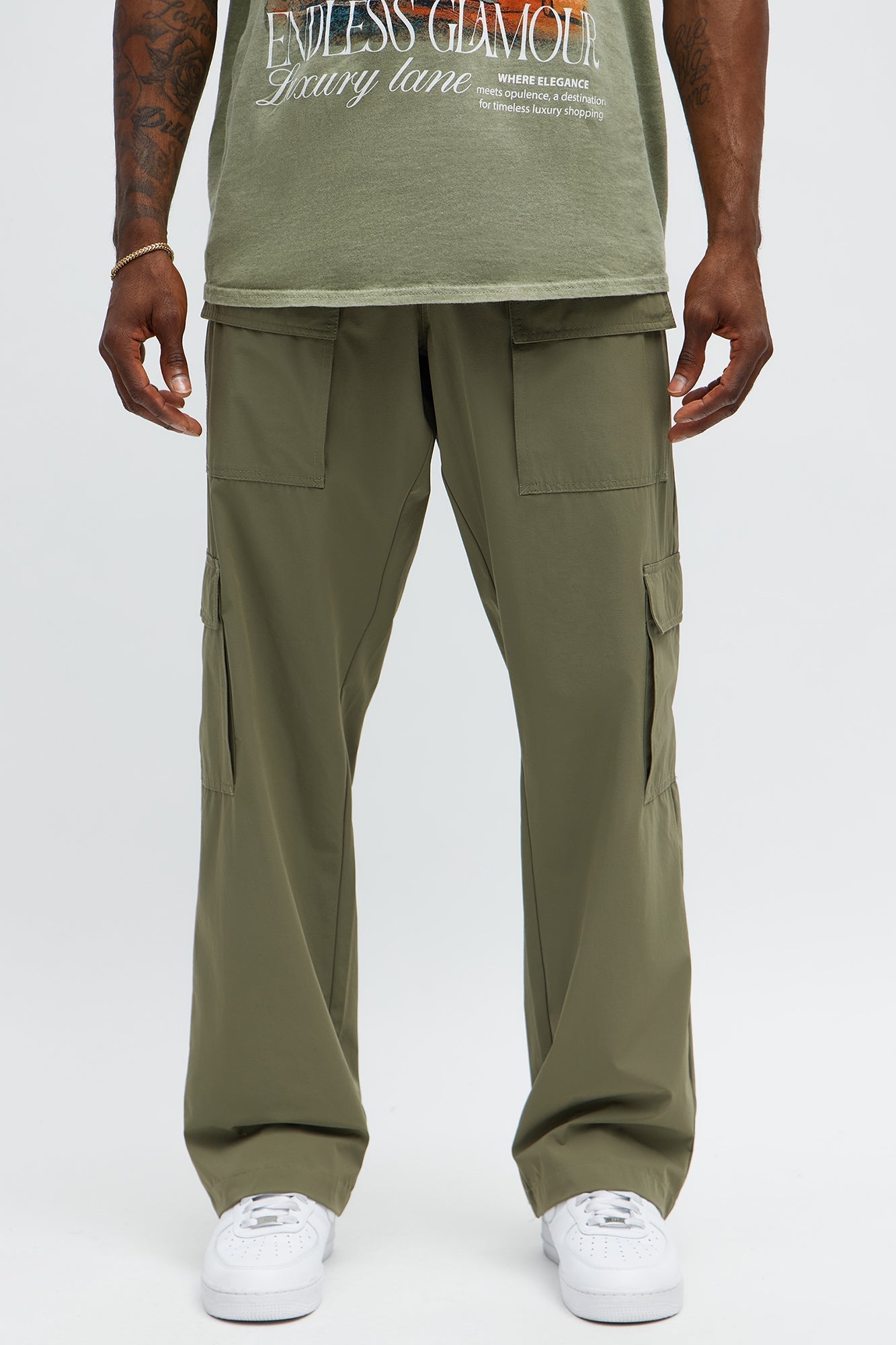 Straight Many Phases Cargo Pants - Olive Fashion Nova