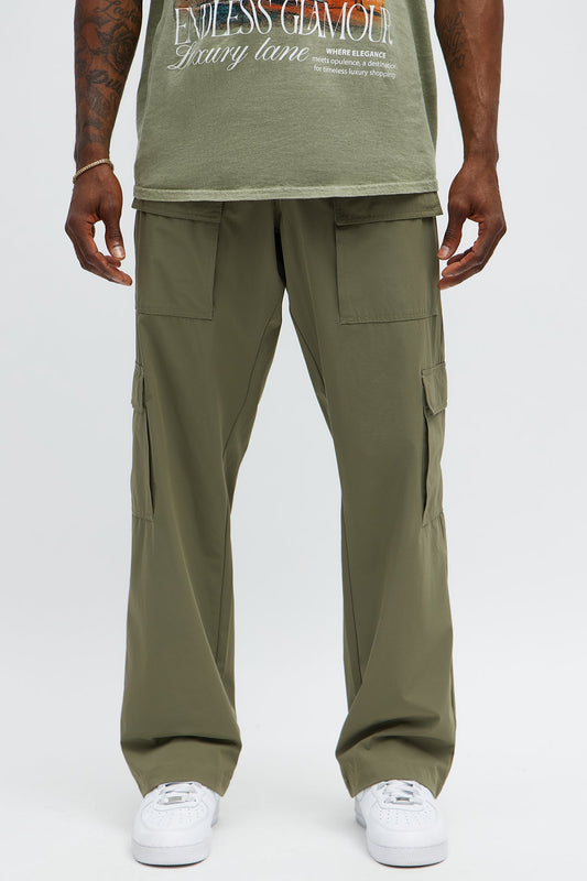 Straight Many Phases Cargo Pants - Olive Fashion Nova