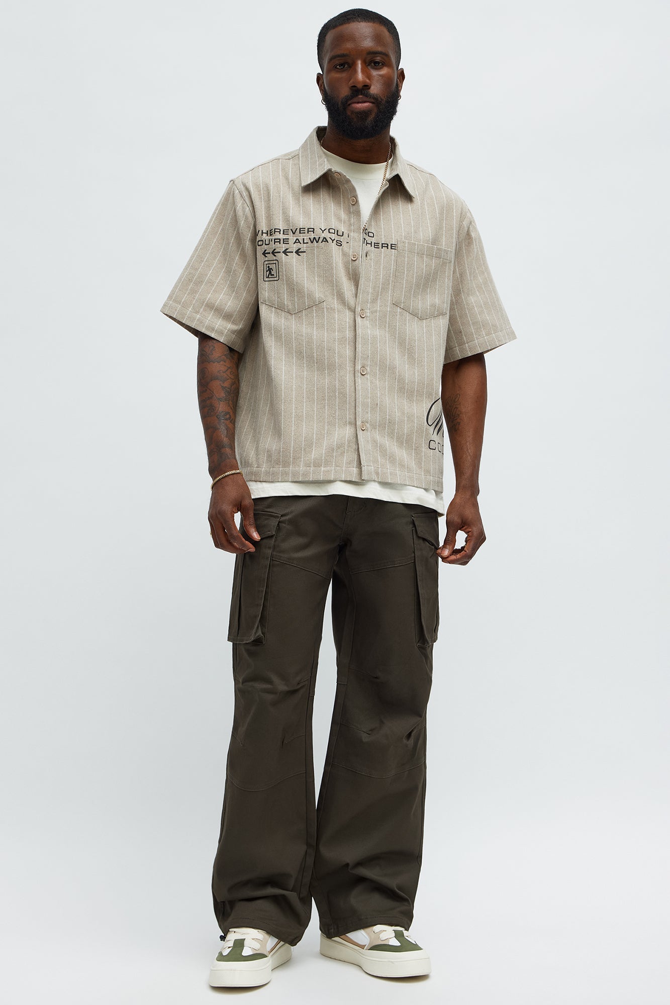 Baggy Summer Games Cargo Pants - Olive Fashion Nova