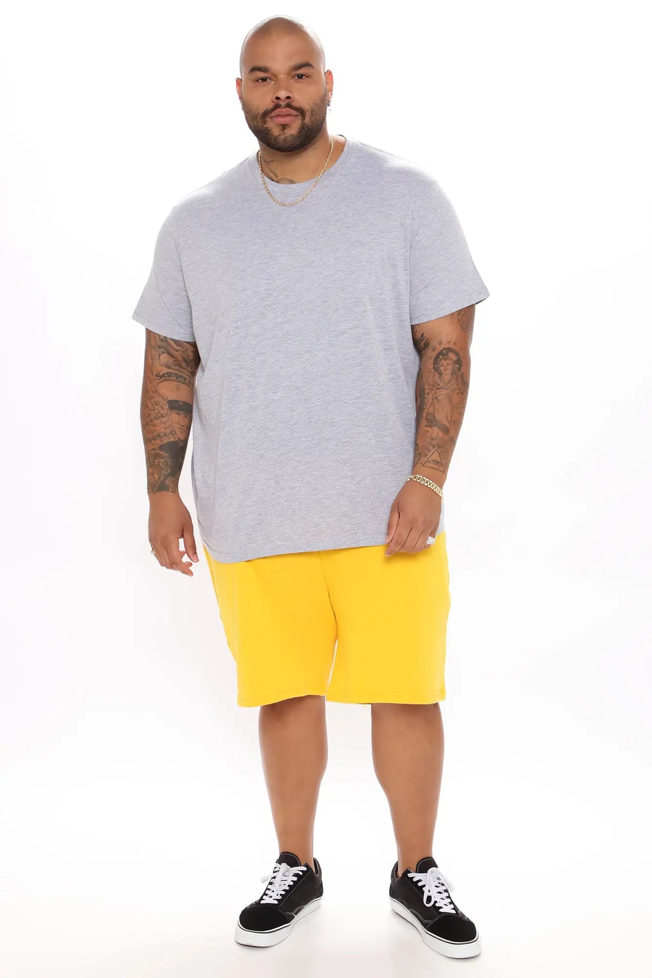Classic Lightweight Tee - HeatherGrey Fashion Nova