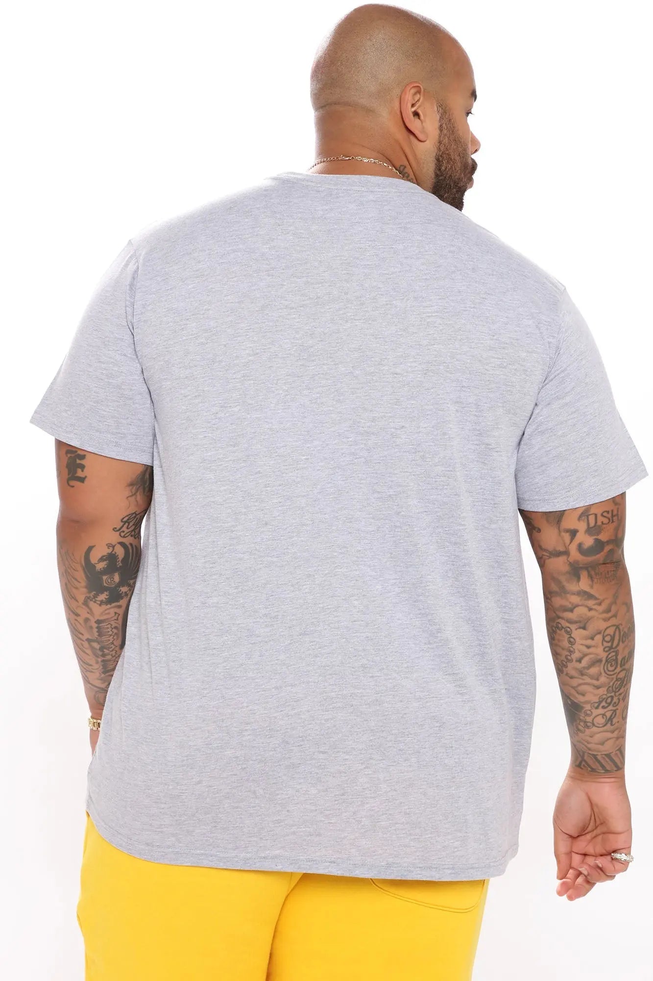 Classic Lightweight Tee - HeatherGrey Fashion Nova