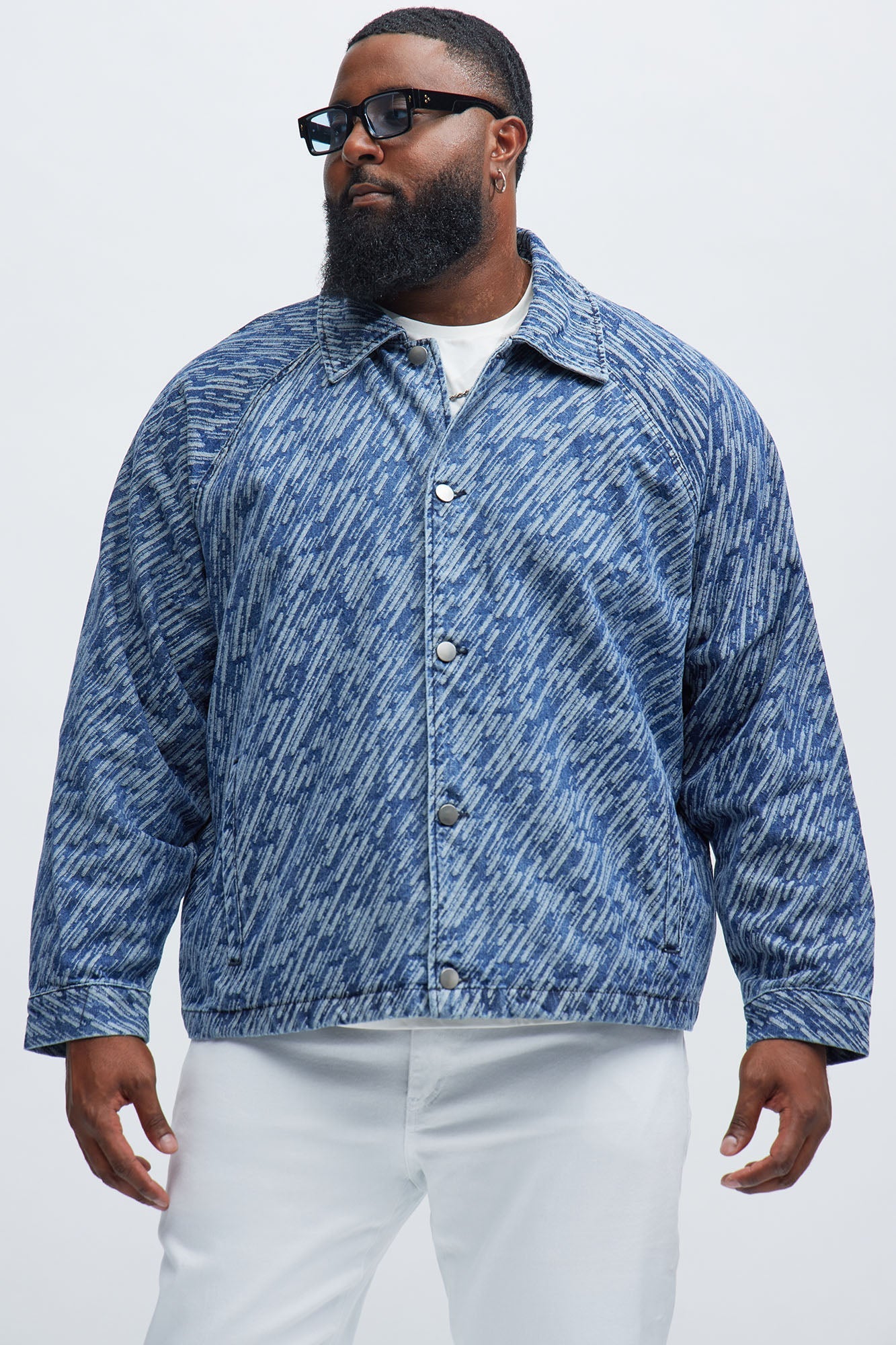 Windy Denim Shirt - Medium Blue Wash Fashion Nova
