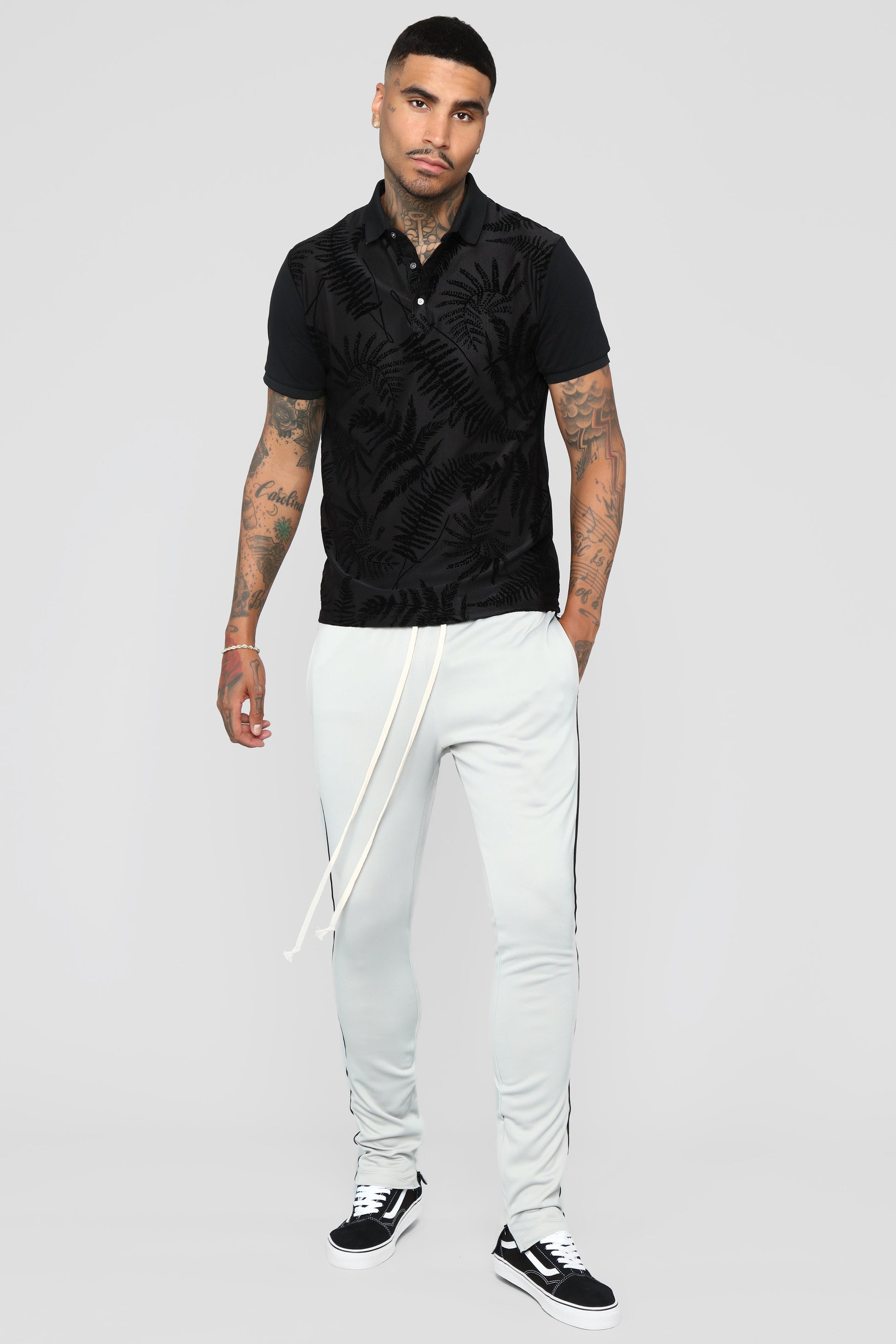 Breezy Short Sleeve Polo - Black Fashion Nova