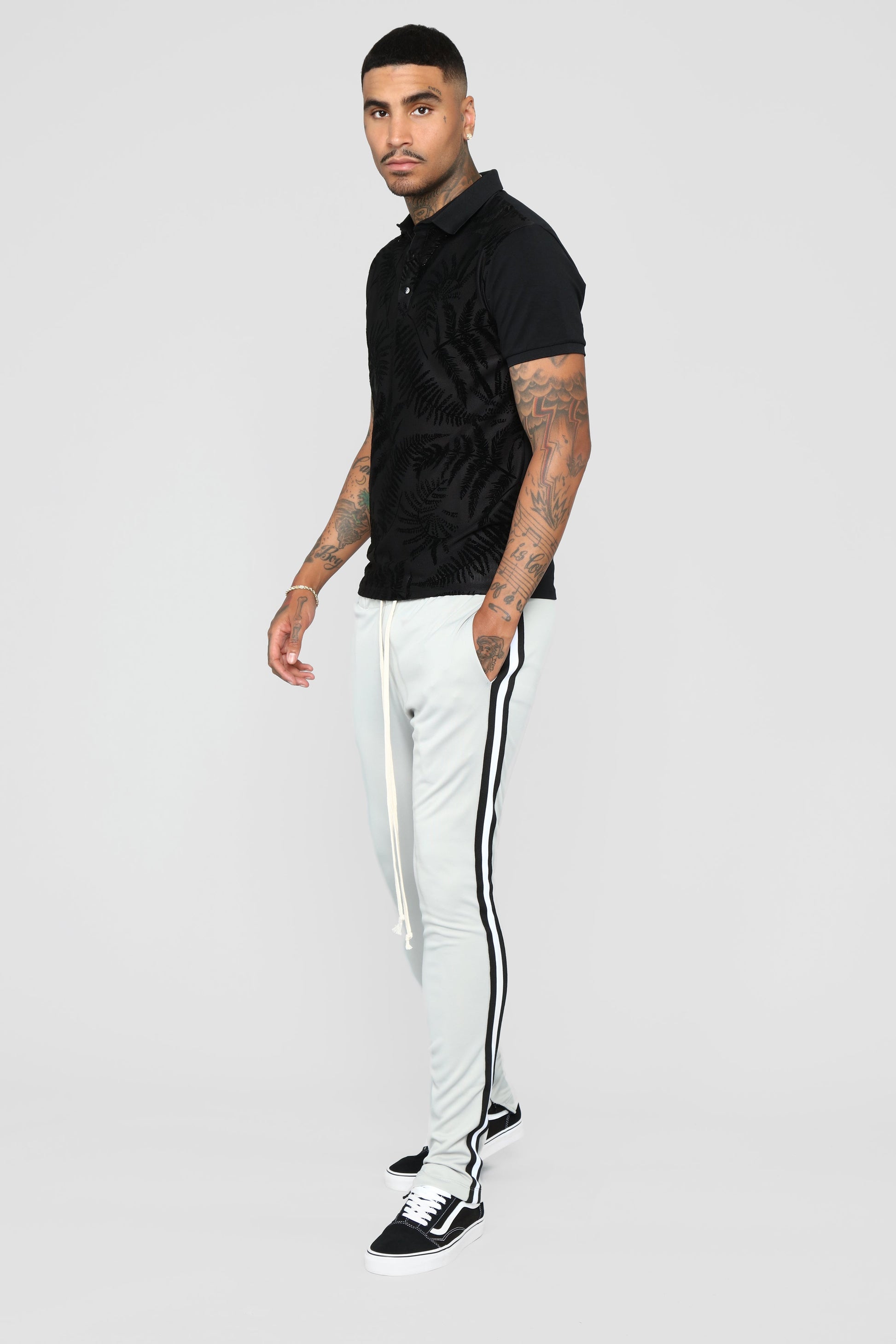 Breezy Short Sleeve Polo - Black Fashion Nova