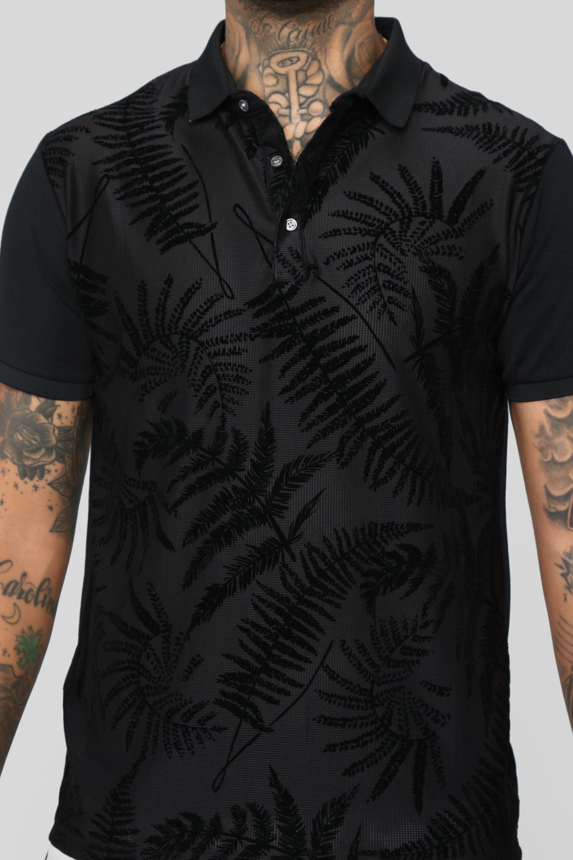 Breezy Short Sleeve Polo - Black Fashion Nova