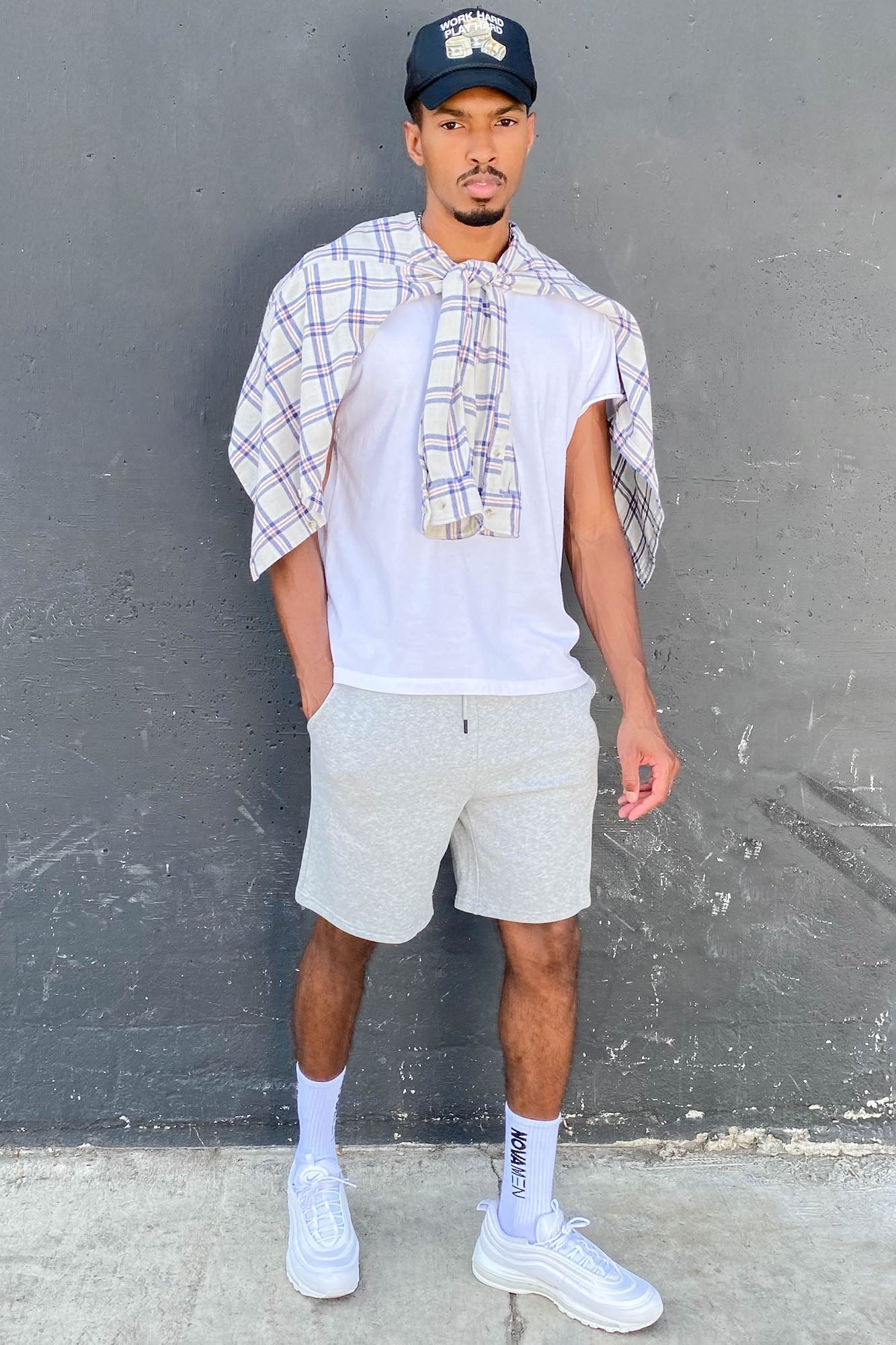 Tyson Sweatshort - Heather Grey Fashion Nova