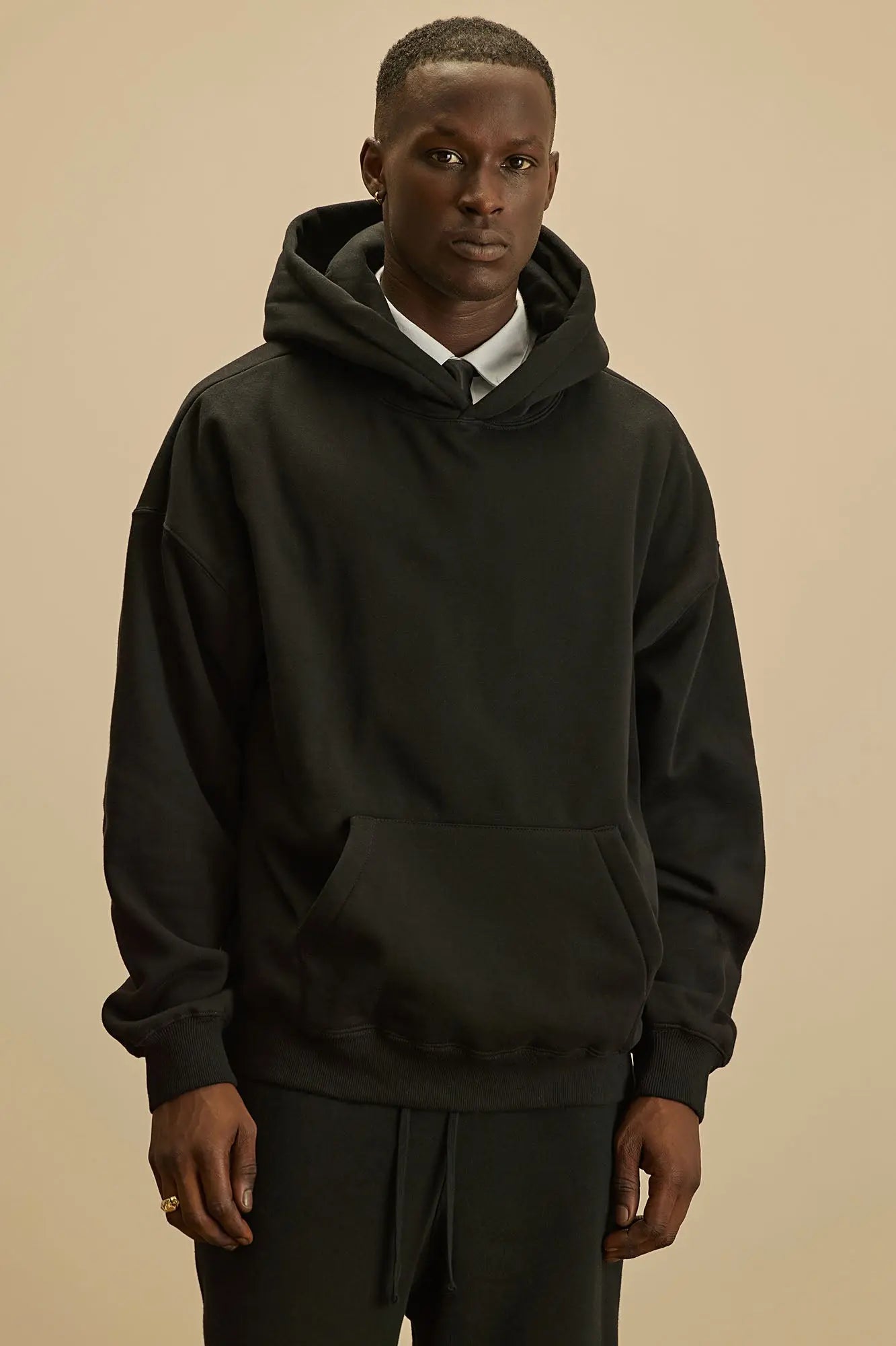 Tyson Oversized Heavyweight Hoodie - Black Fashion Nova