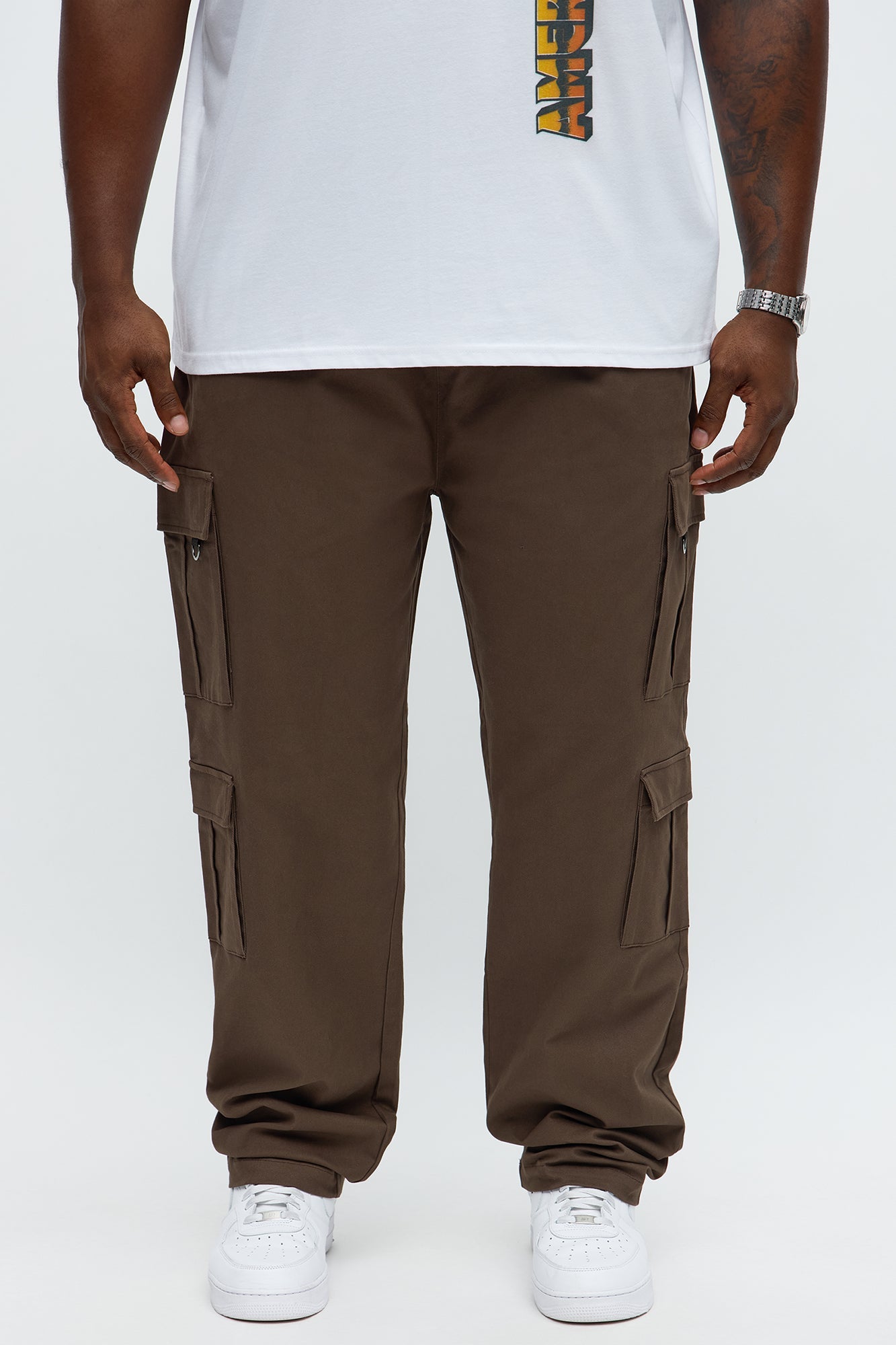 Slim Double It Cargo Pants - Brown Fashion Nova