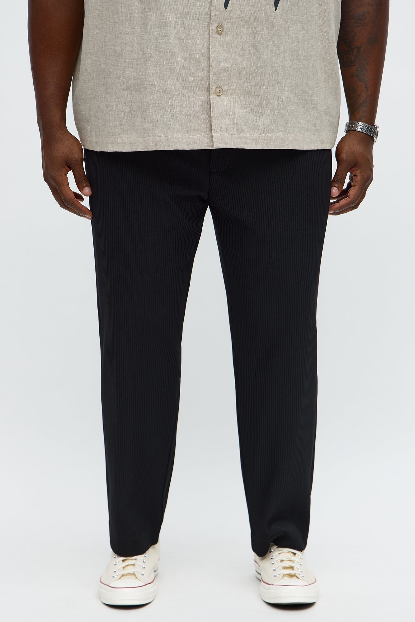 Show Up Slim Trousers - Black Fashion Nova