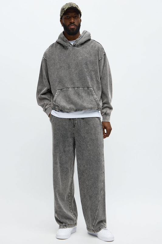 Can't Fade Me Sweatpant - Grey Fashion Nova