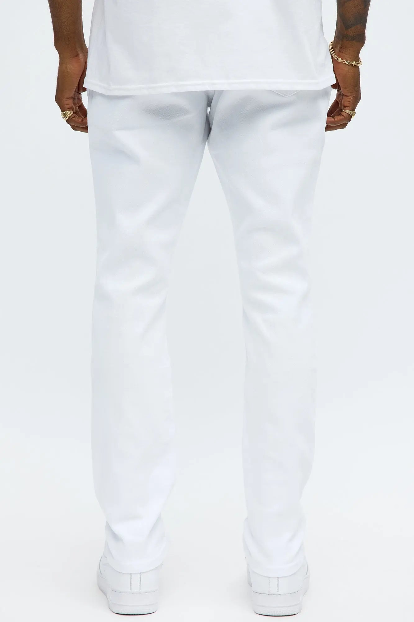 Cornell Ripped Skinny Jeans - White Fashion Nova