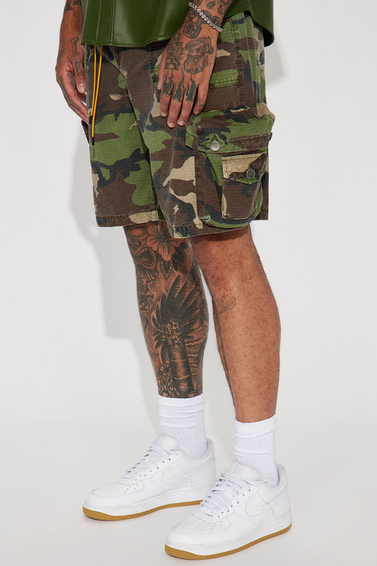 Games Calling Cargo Shorts - Camouflage Fashion Nova