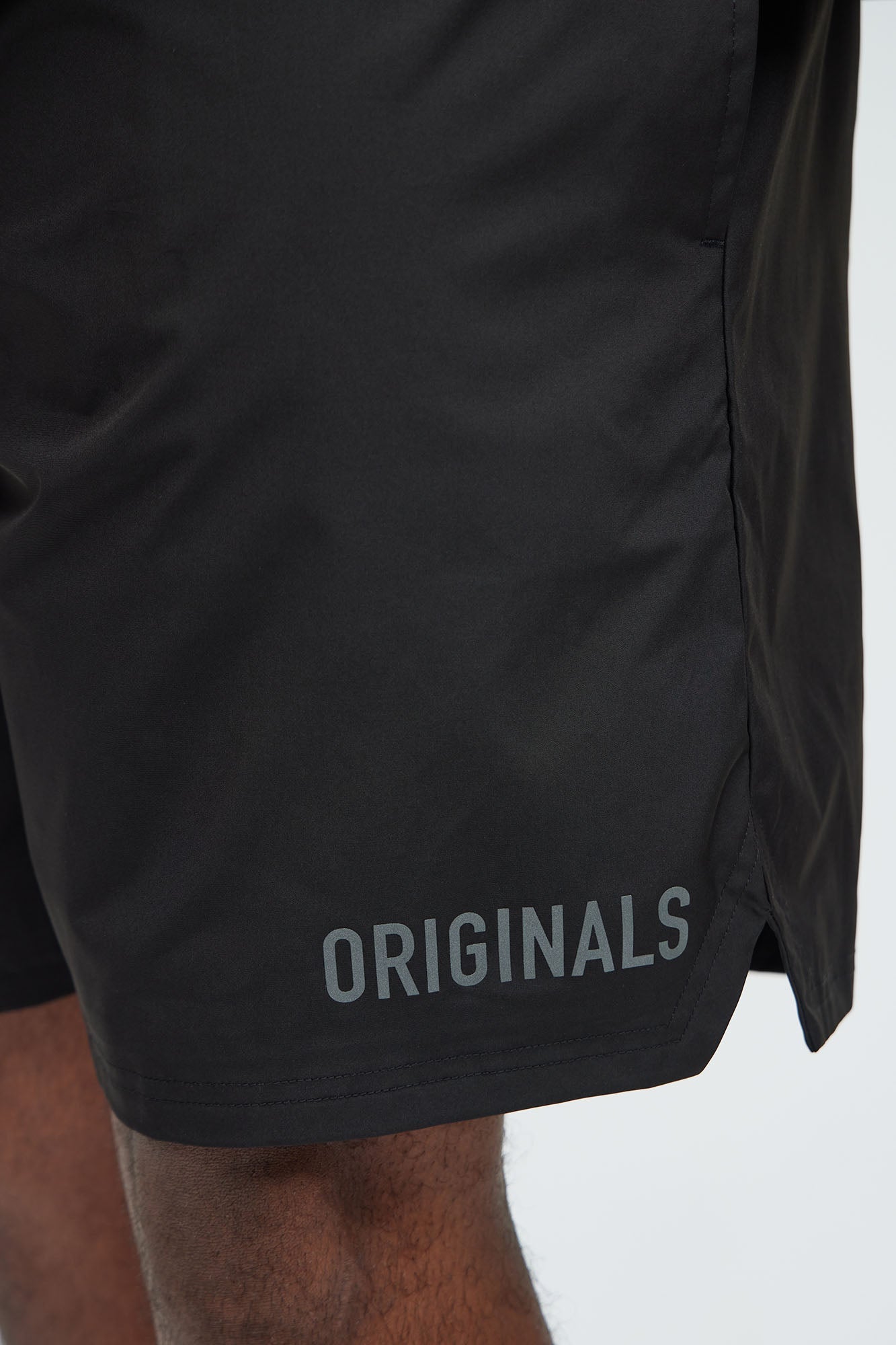 Originals Nylon Warm Up Shorts - Black Fashion Nova