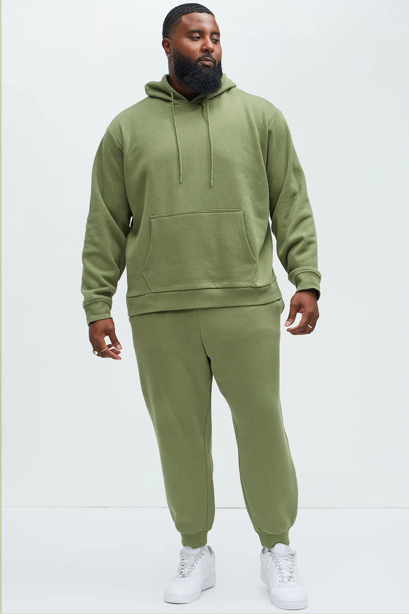 Tyson Hoodie - Olive Fashion Nova