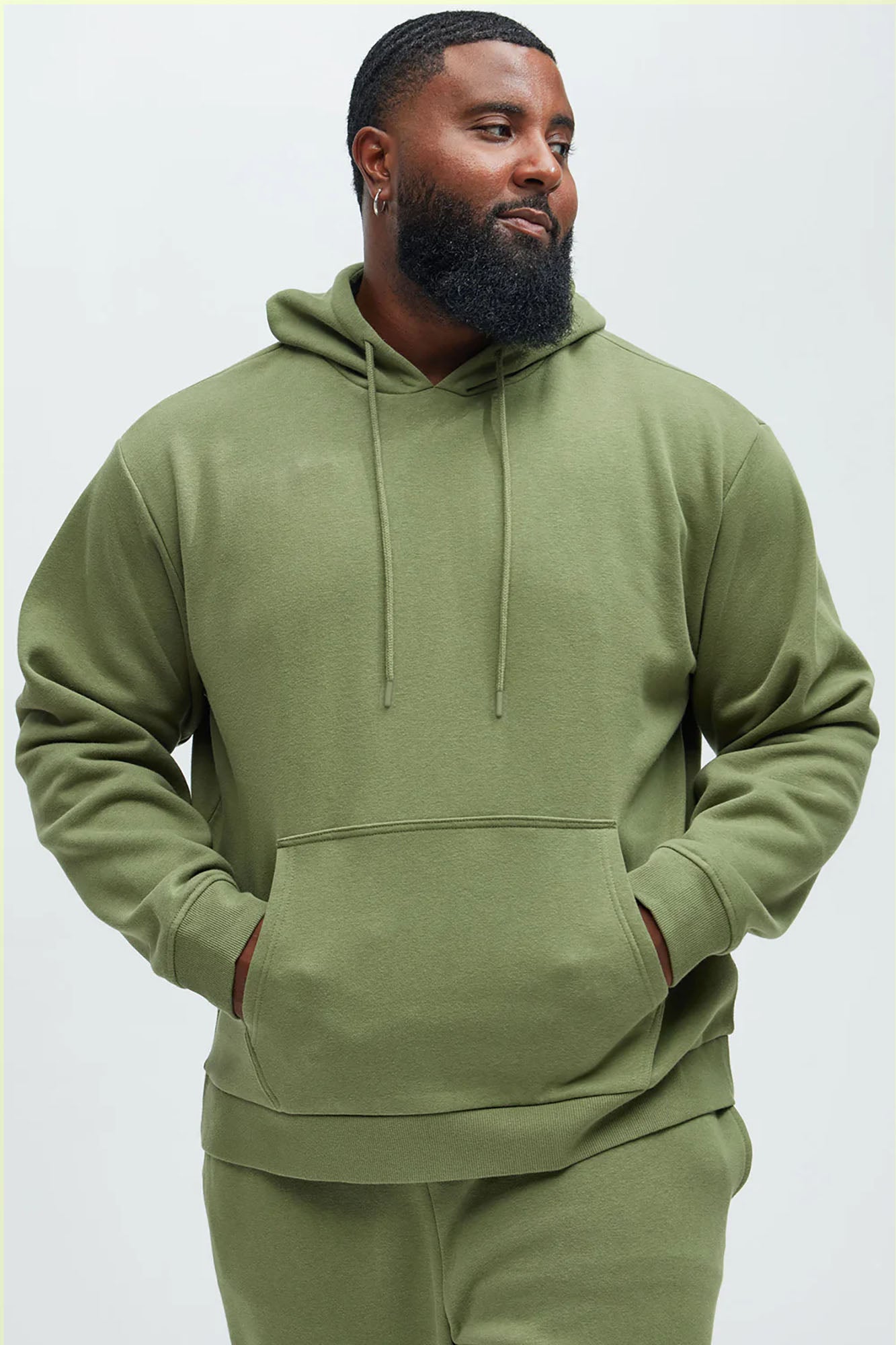 Tyson Hoodie - Olive Fashion Nova