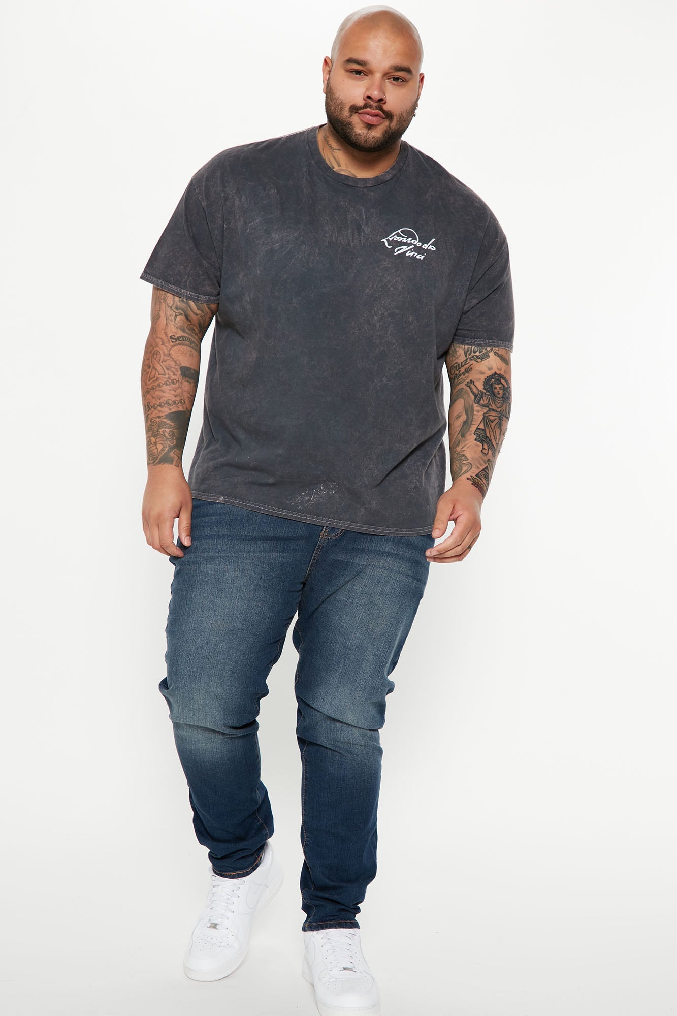 Mike Straight Taper Jeans - Dark Wash Fashion Nova
