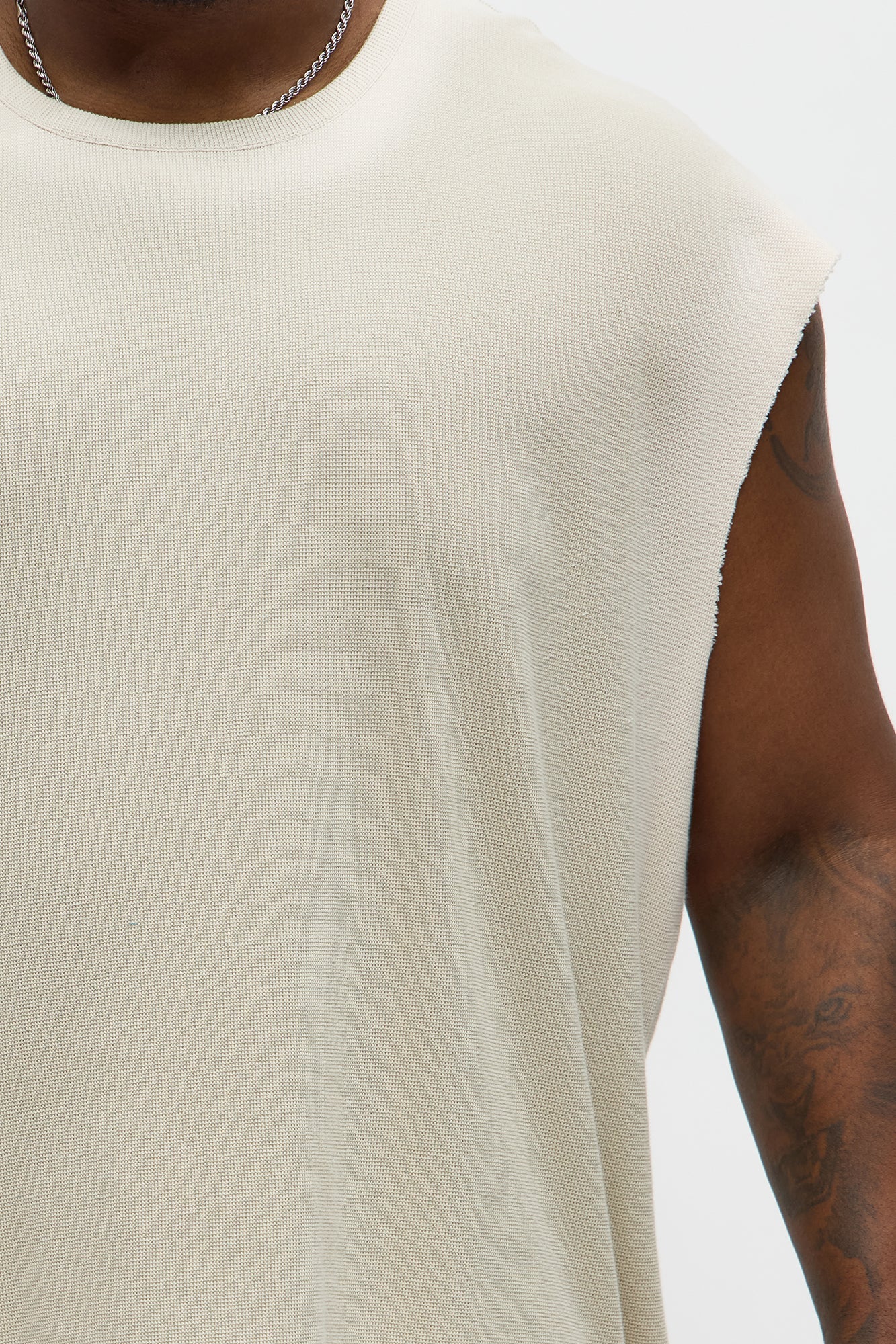 Relaxed Washed Muscle Tank - Grey Fashion Nova