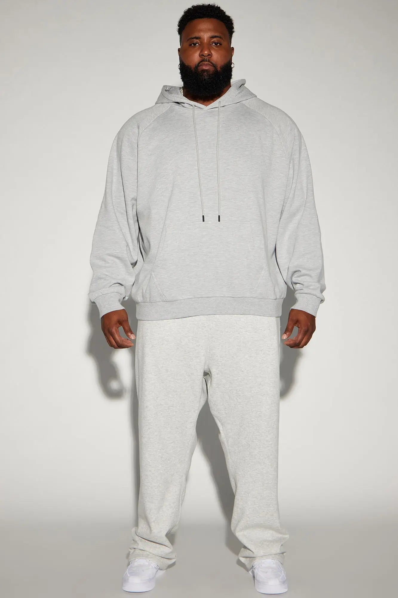 Tyson Heavyweight Straight Sweatpants - Heather Grey Fashion Nova