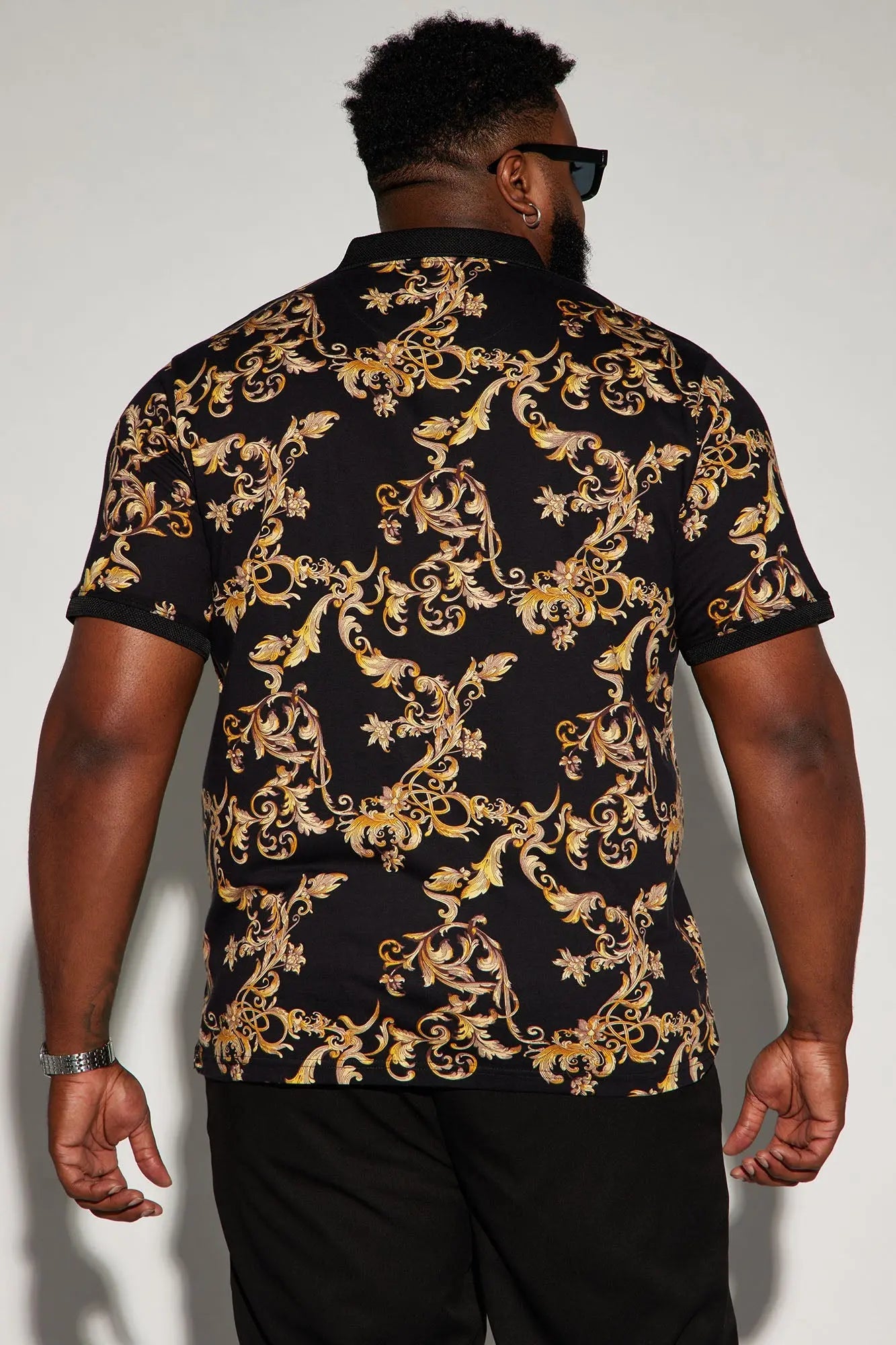 Ace Short Sleeve Polo - Black Fashion Nova