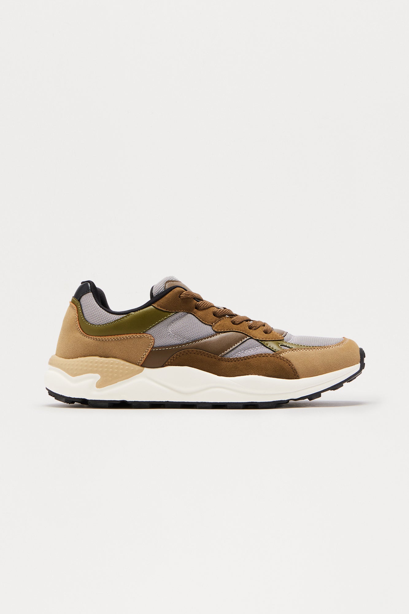 Every Move Trainer Sneaker - Brown/combo Fashion Nova