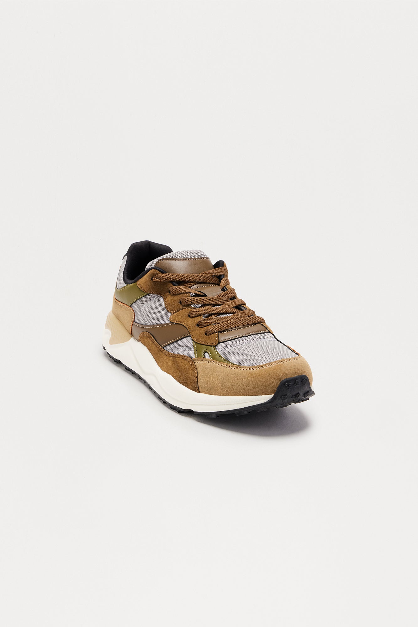 Every Move Trainer Sneaker - Brown/combo Fashion Nova