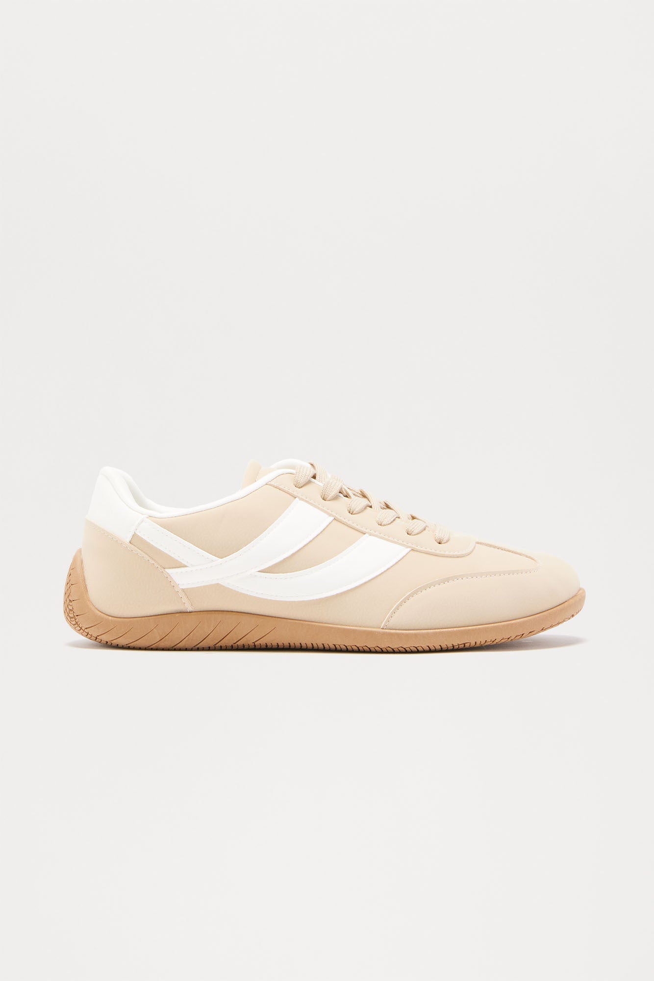 Fast Track Low Profile Sneaker - Beige Fashion Nova