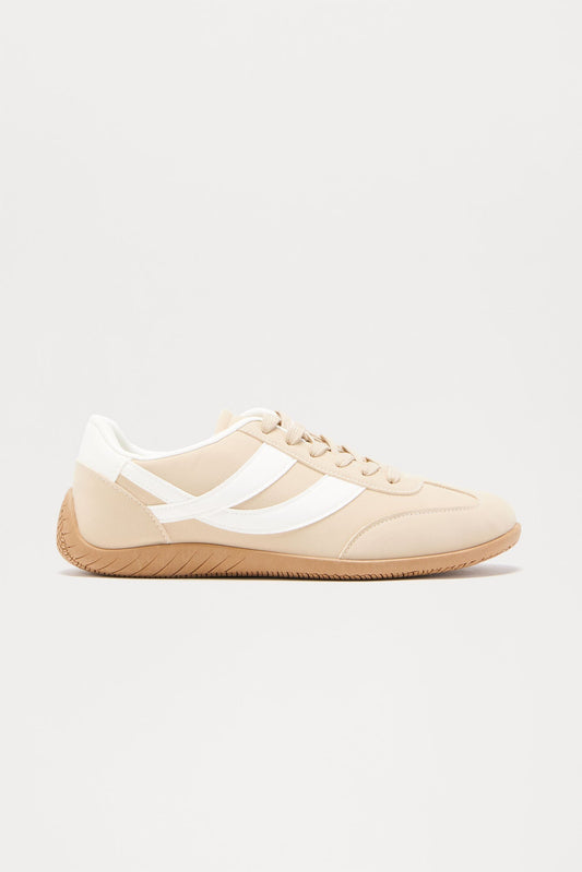 Fast Track Low Profile Sneaker - Beige Fashion Nova