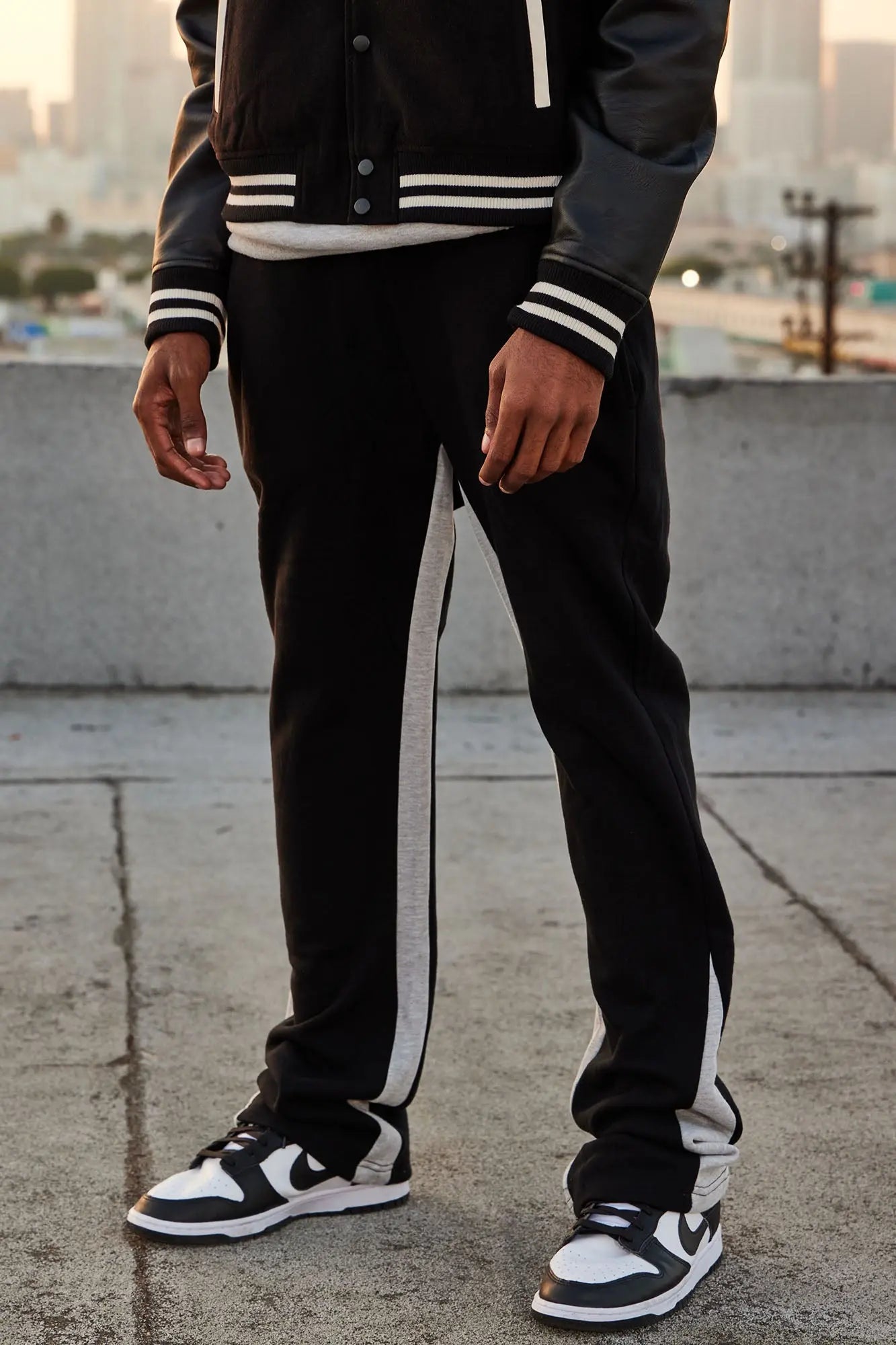 Tyson Flared Sweatpants - Black Fashion Nova