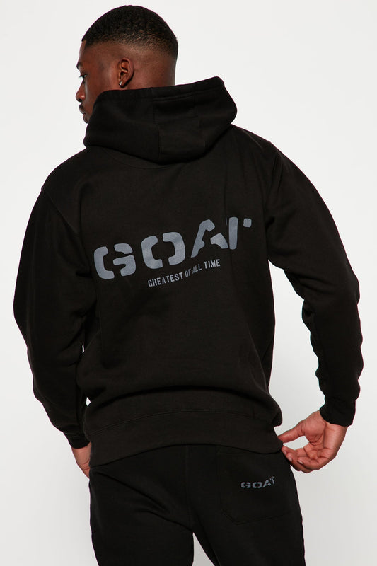 GOAT Essential Hoodie - Black Fashion Nova
