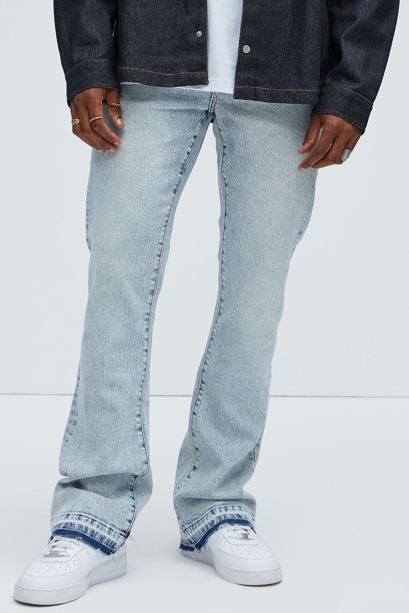 Cornell Slim Flare Jeans - Light Wash Fashion Nova