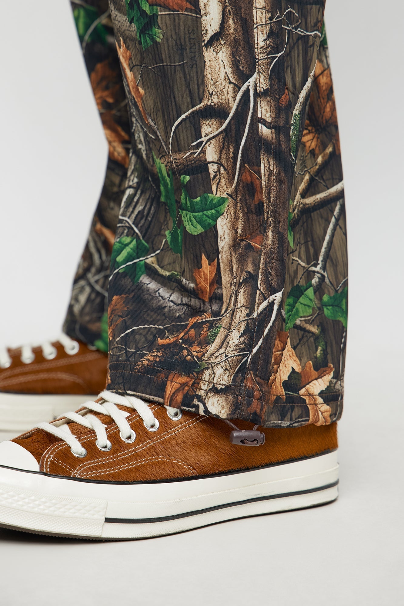 Baggy Rustic Pants - Brown/combo Fashion Nova
