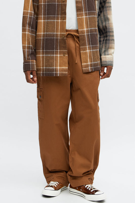 Baggy Talk My Walk Cargo Pant - Brown Fashion Nova