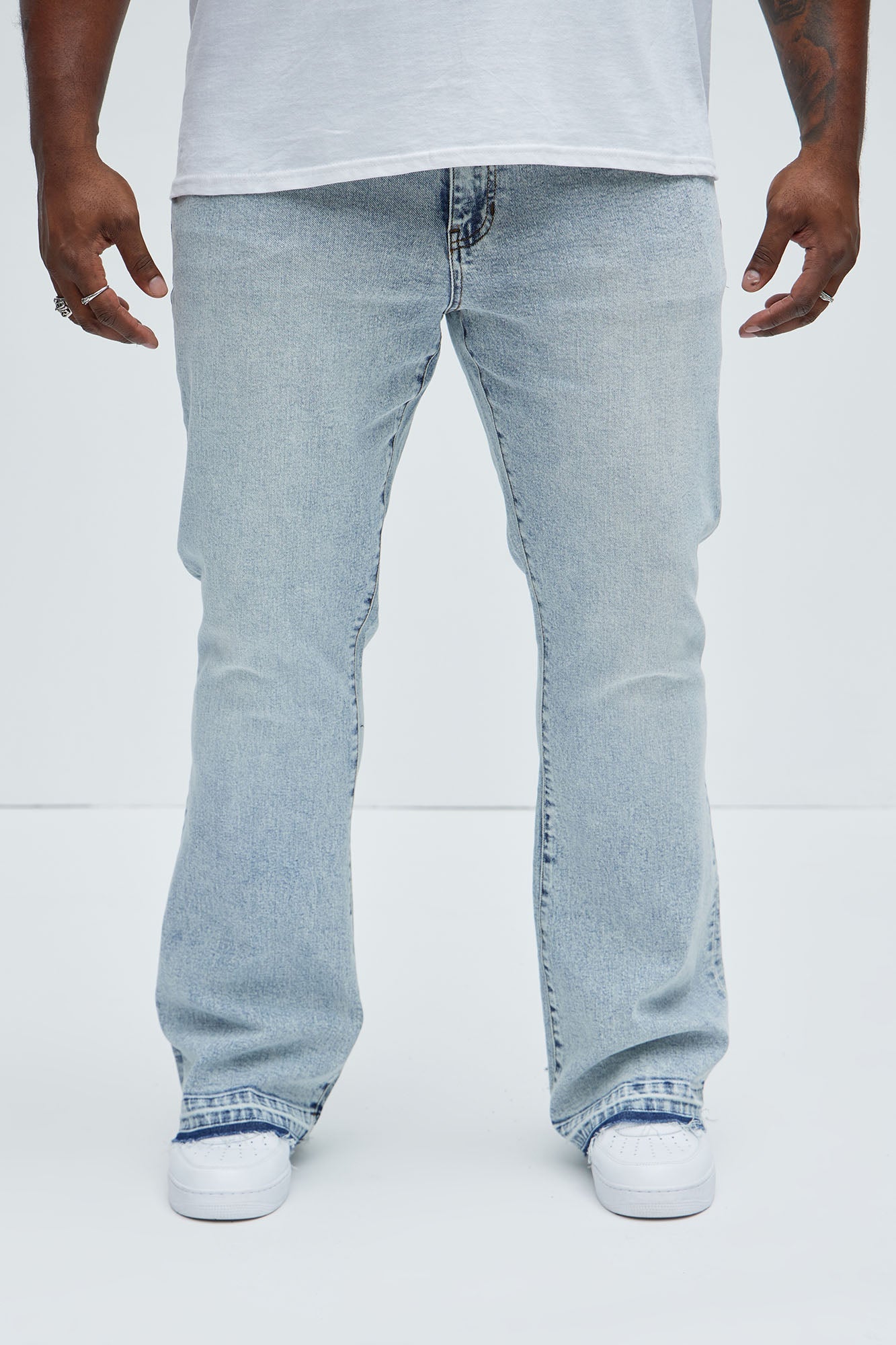 Cornell Slim Flare Jeans - Light Wash Fashion Nova