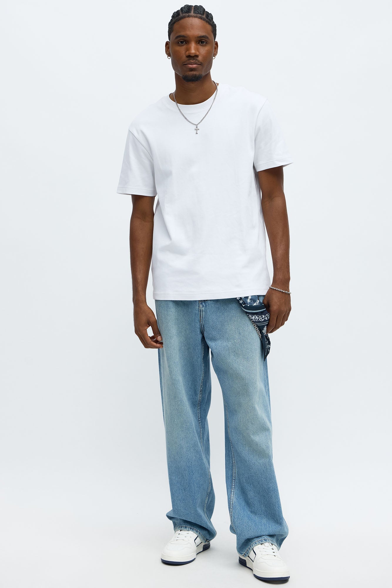 Davison Premium Short Sleeve Tee - White Fashion Nova