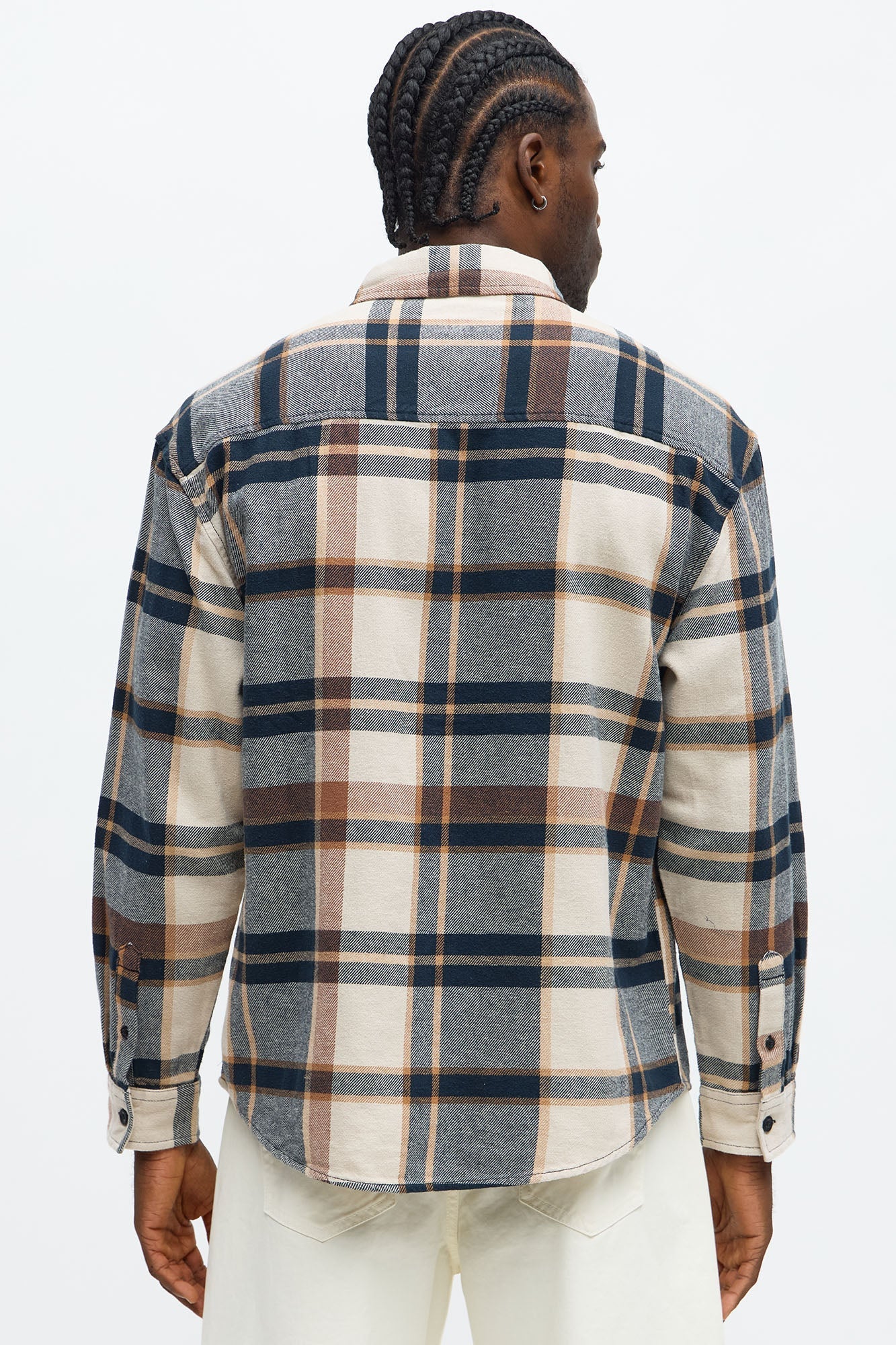 Wallace Plaid Flannel Shirt - Multi Color Fashion Nova