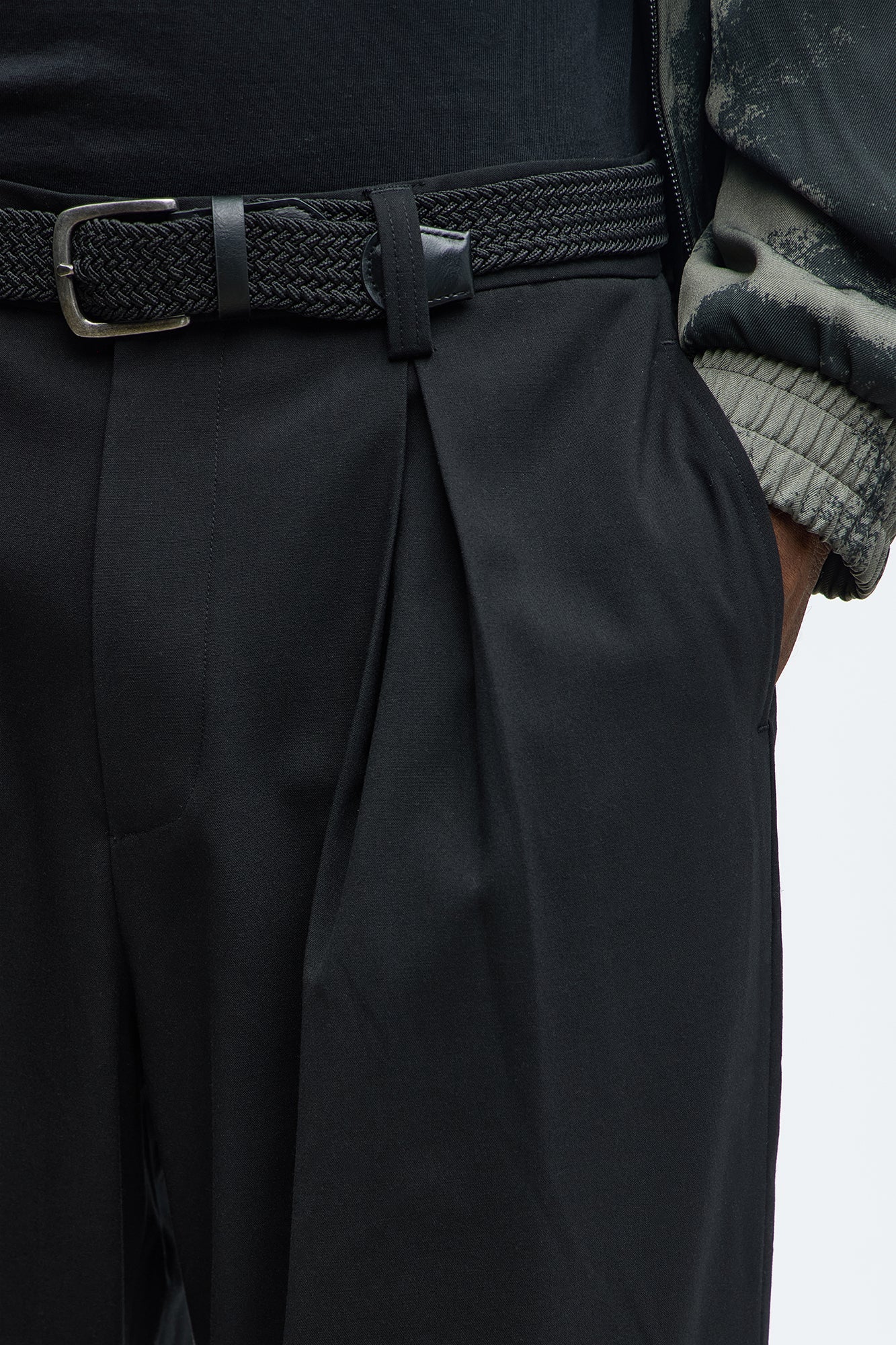 The Modern Stretch High Waisted Baggy Trousers - Black Fashion Nova