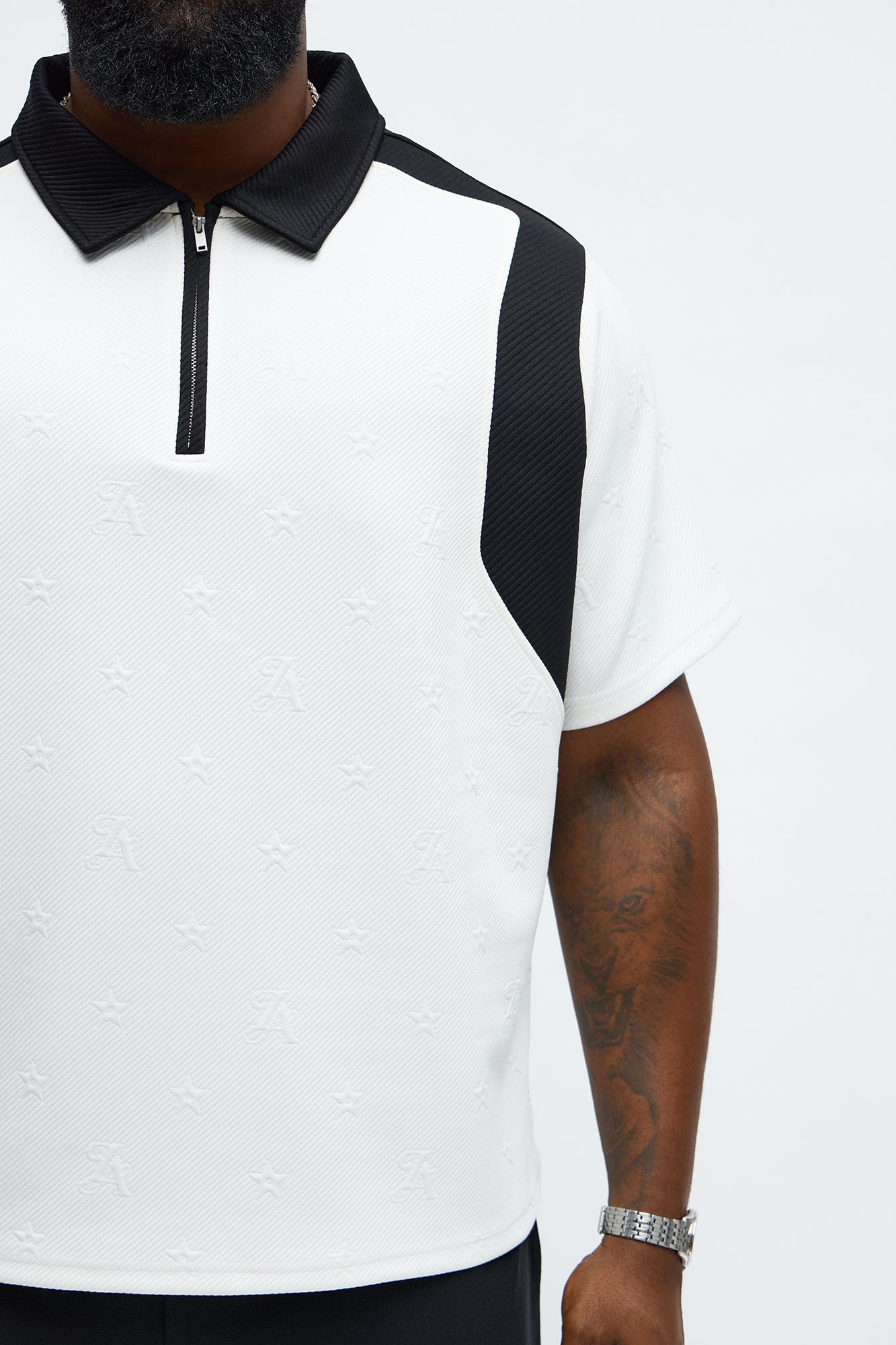 Millionaire Mindset Polo - Cream/combo Fashion Nova