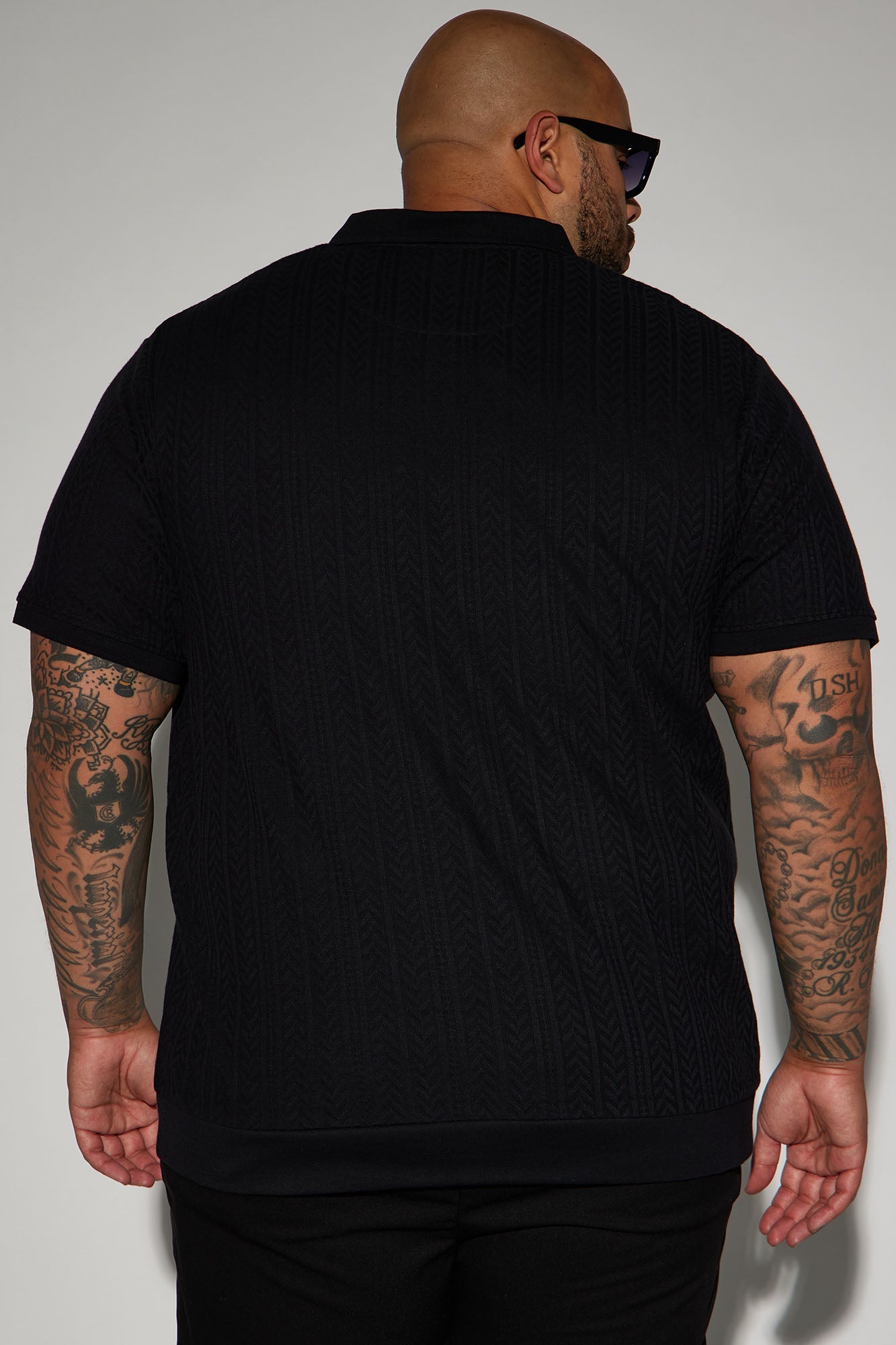 Caddie Short Sleeve Polo - Black Fashion Nova