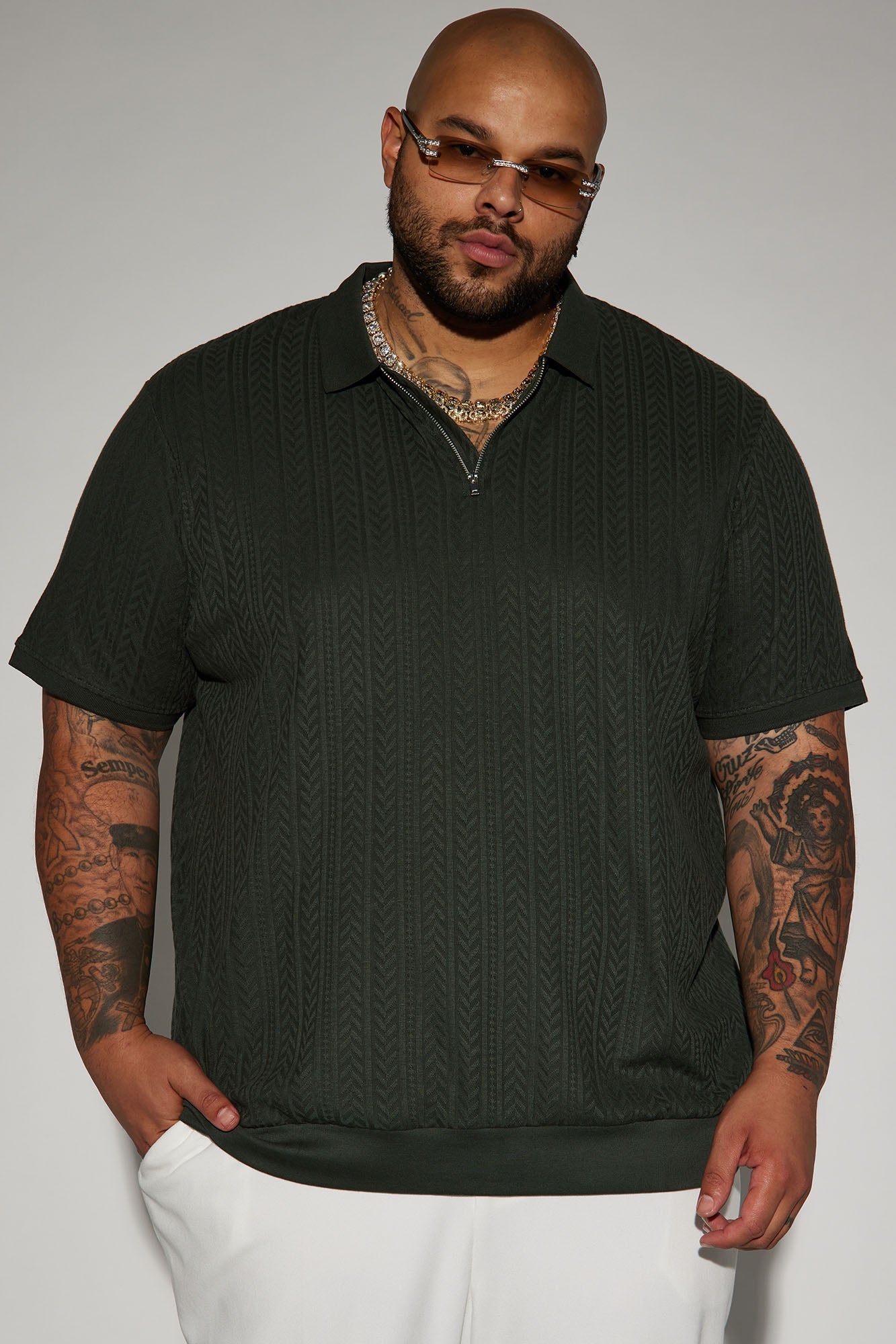 Fairway Short Sleeve Polo - Green Fashion Nova