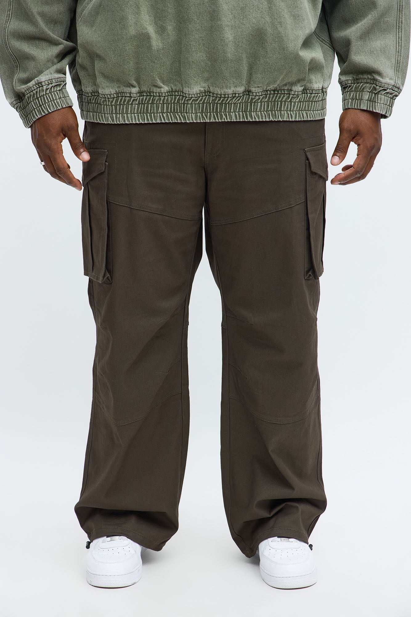 Baggy Summer Games Cargo Pants - Olive Fashion Nova