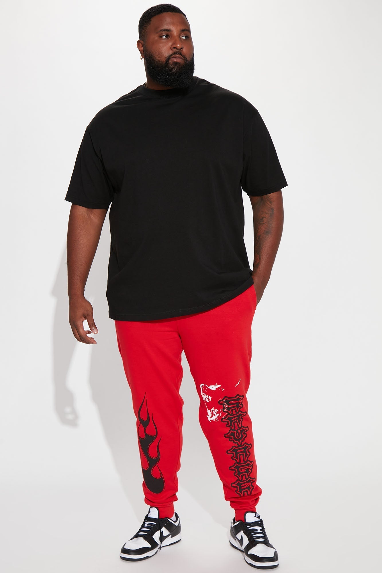 Oversized Heavyweight Tee 240GSM - Black Fashion Nova