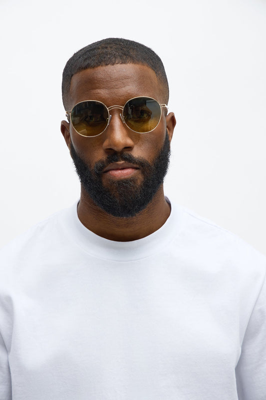 Sun Seeker Sunglasses - Gold/combo Fashion Nova