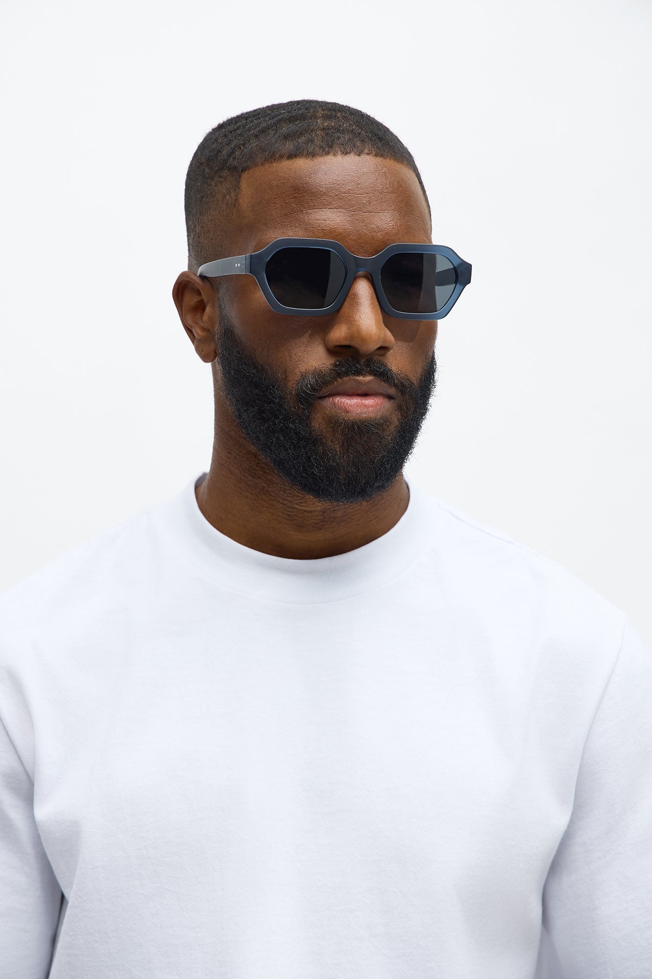 Mallee Round Sunglasses - Blue Fashion Nova