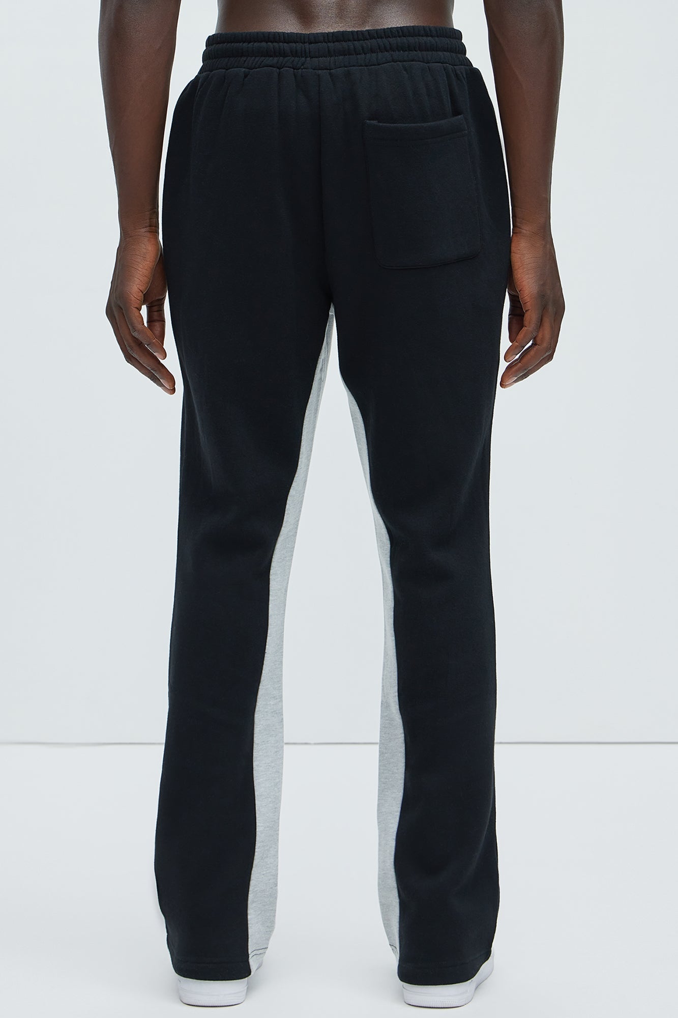 Tyson Number 3 Skinny Flare Sweatpants - Black/combo Fashion Nova