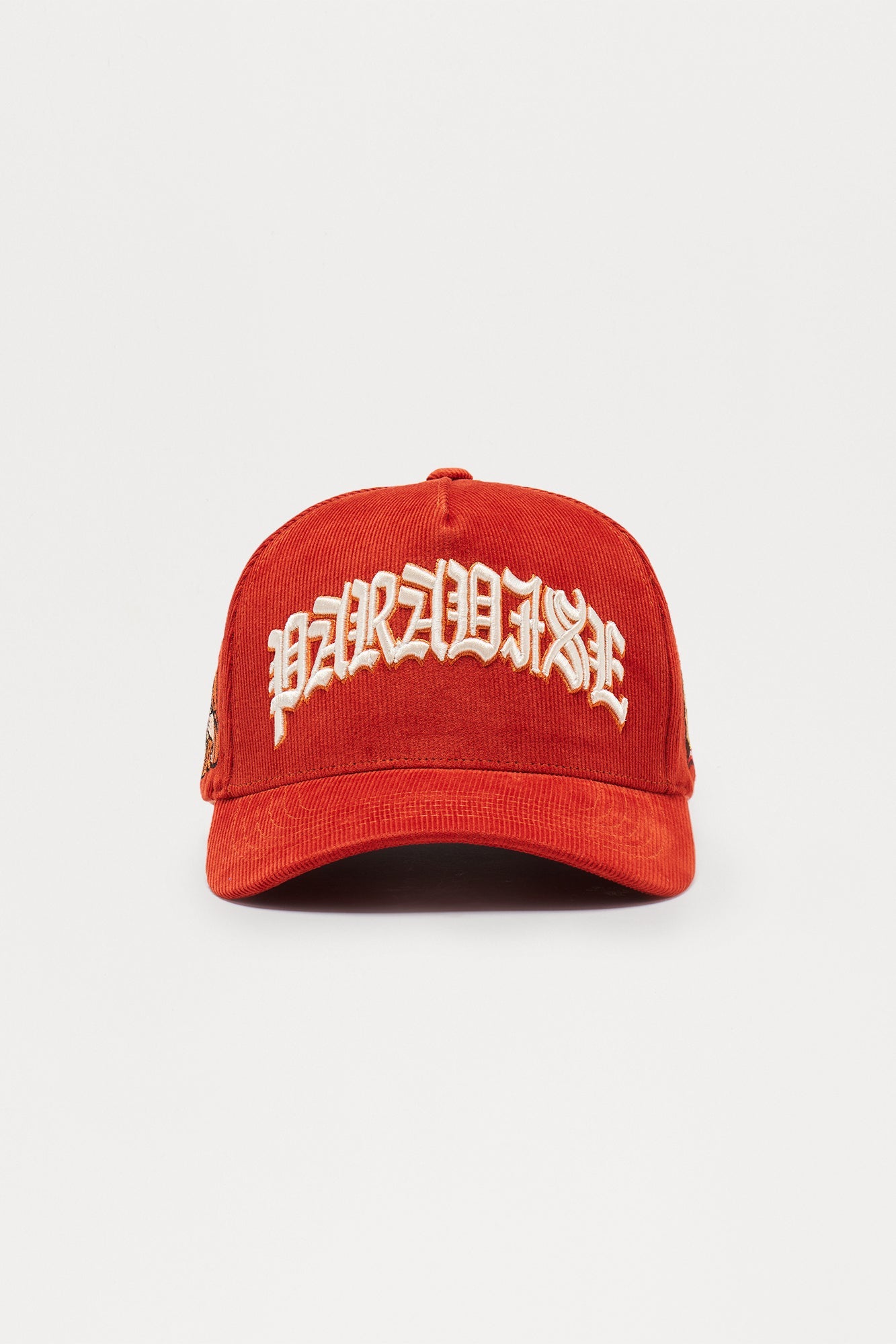 Paradise Structured Corduroy Snapback Hat - Rust Fashion Nova